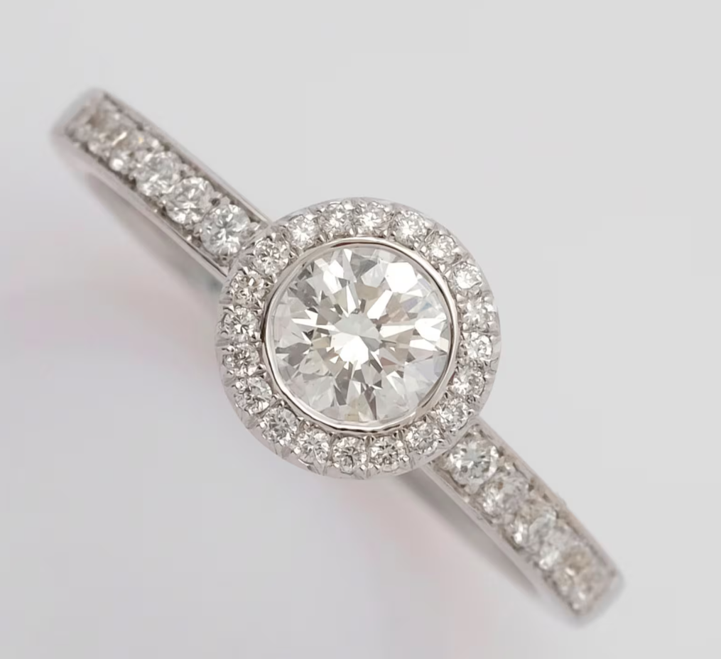 Halo Engagement Ring