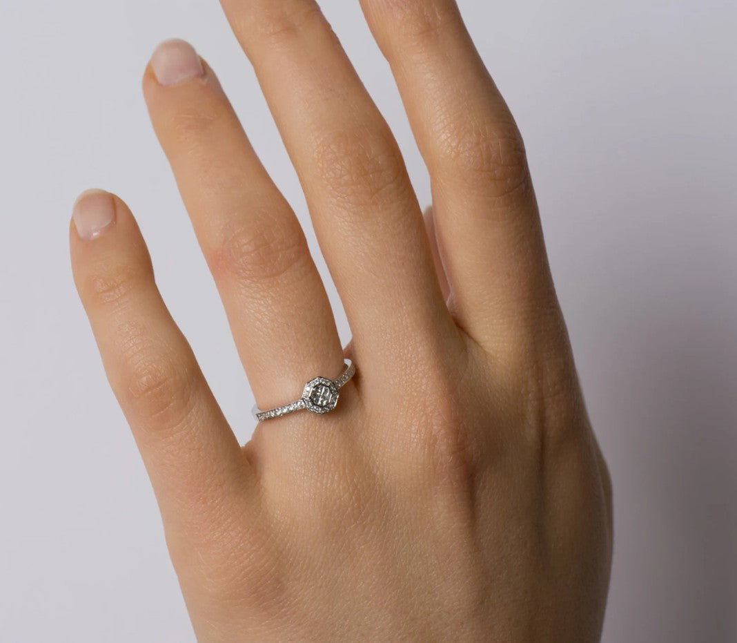 Art Deco Engagement Ring