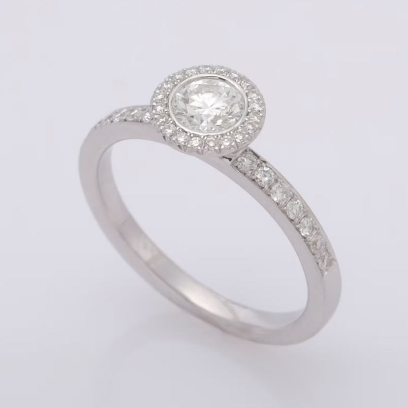 Halo Engagement Ring