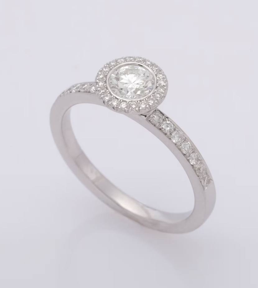 Halo Engagement Ring