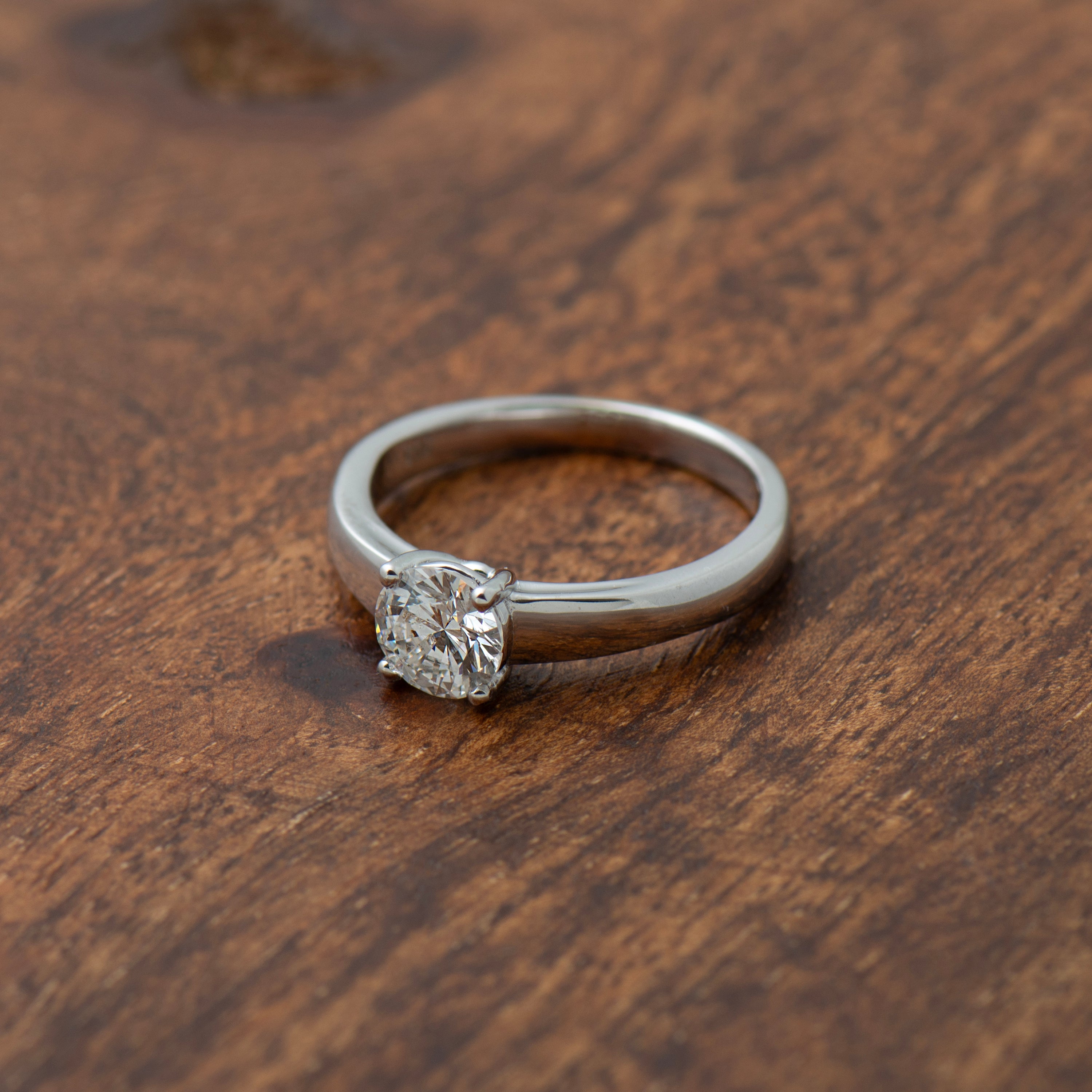 Bold Solitaire Diamond Ring