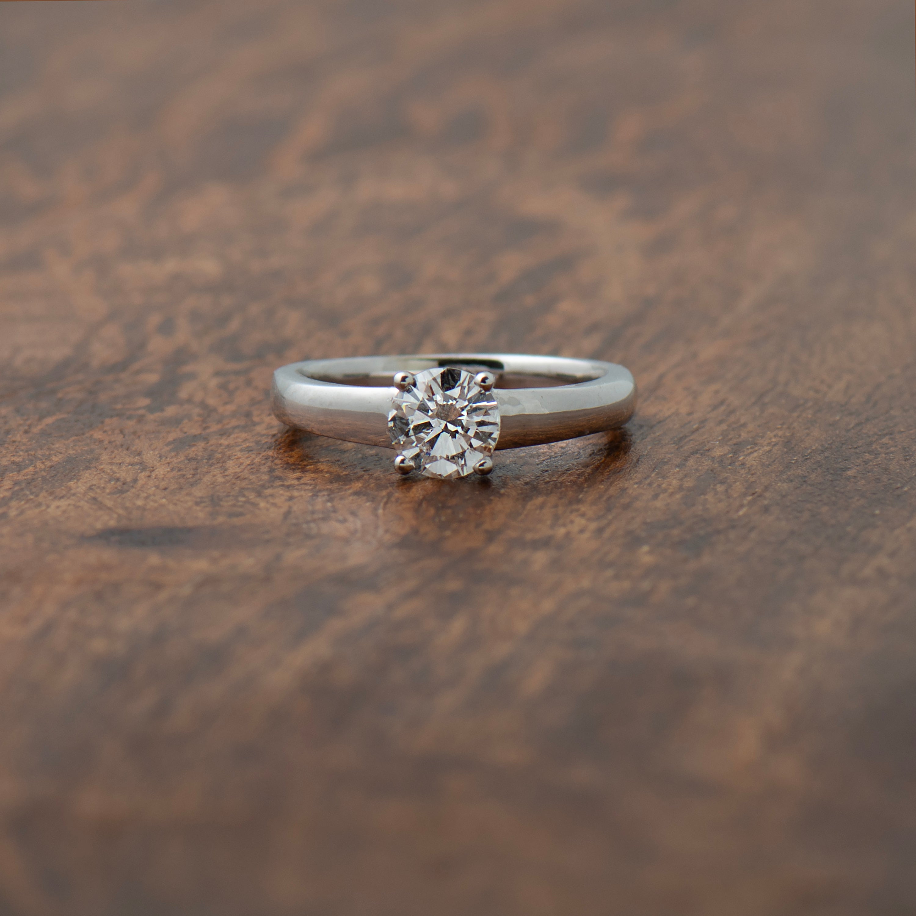 Bold Solitaire Diamond Ring