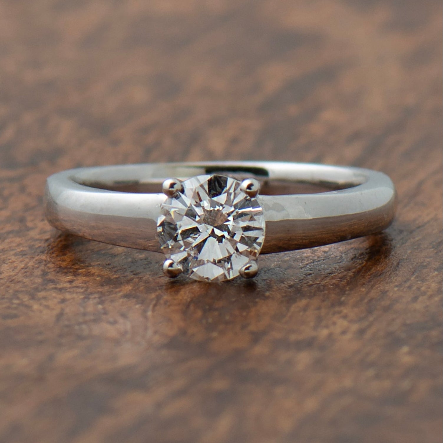 Bold Solitaire Diamond Ring