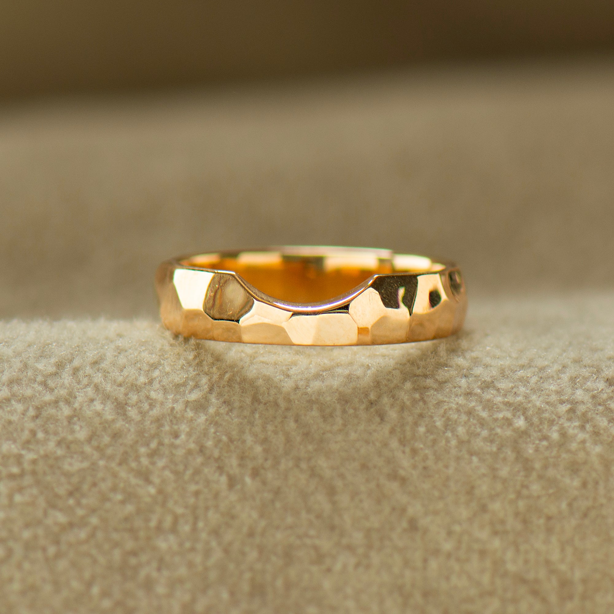 Matching Contour Wedding Band