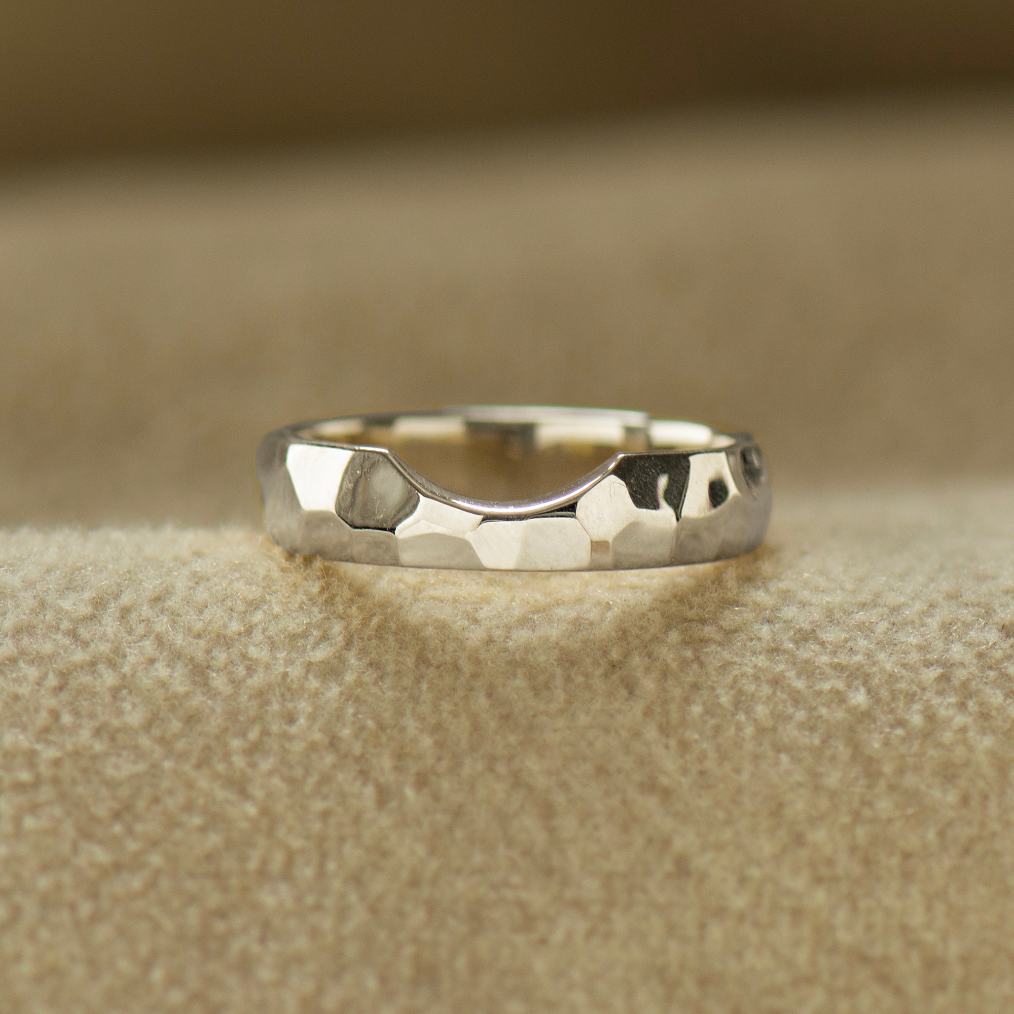 Matching Contour Wedding Band