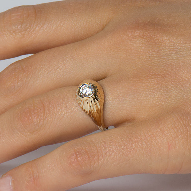 Volcano Diamond Ring