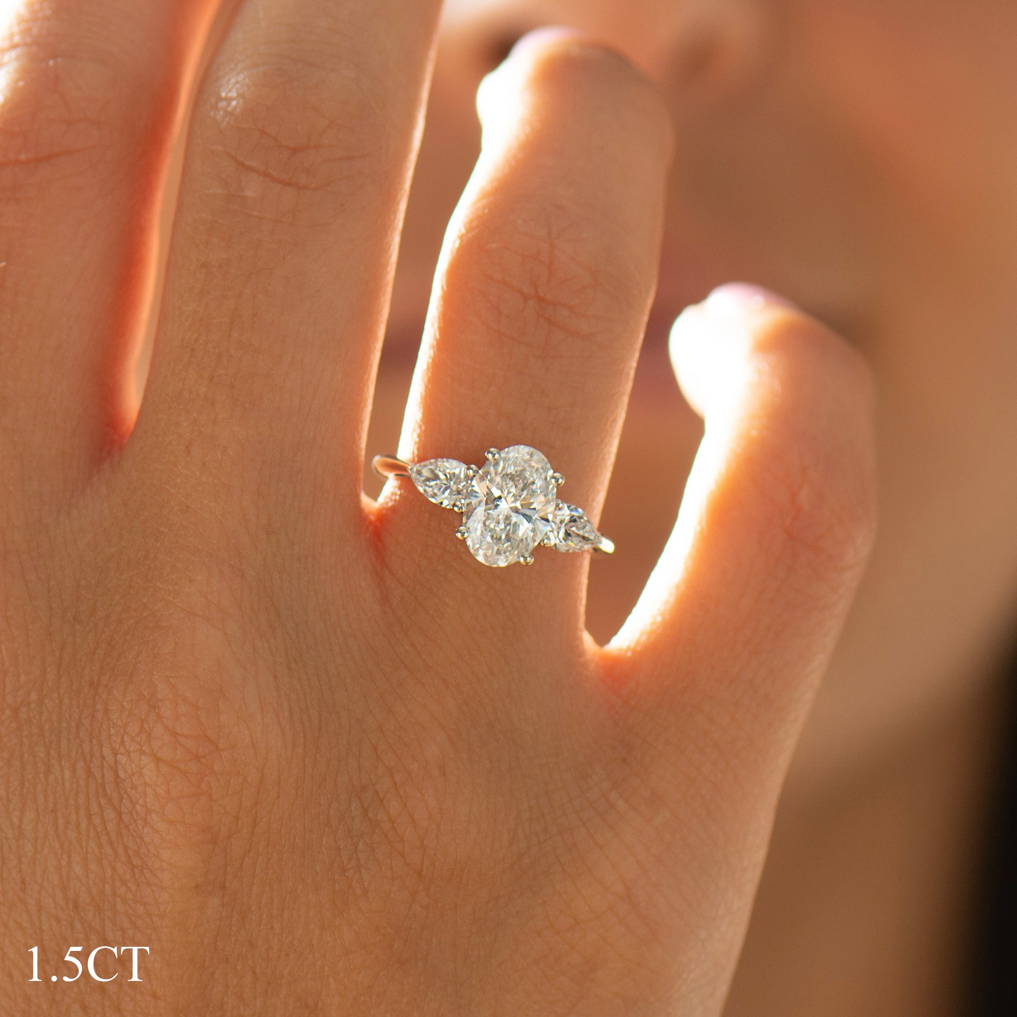 Three Stones Engagement Ring