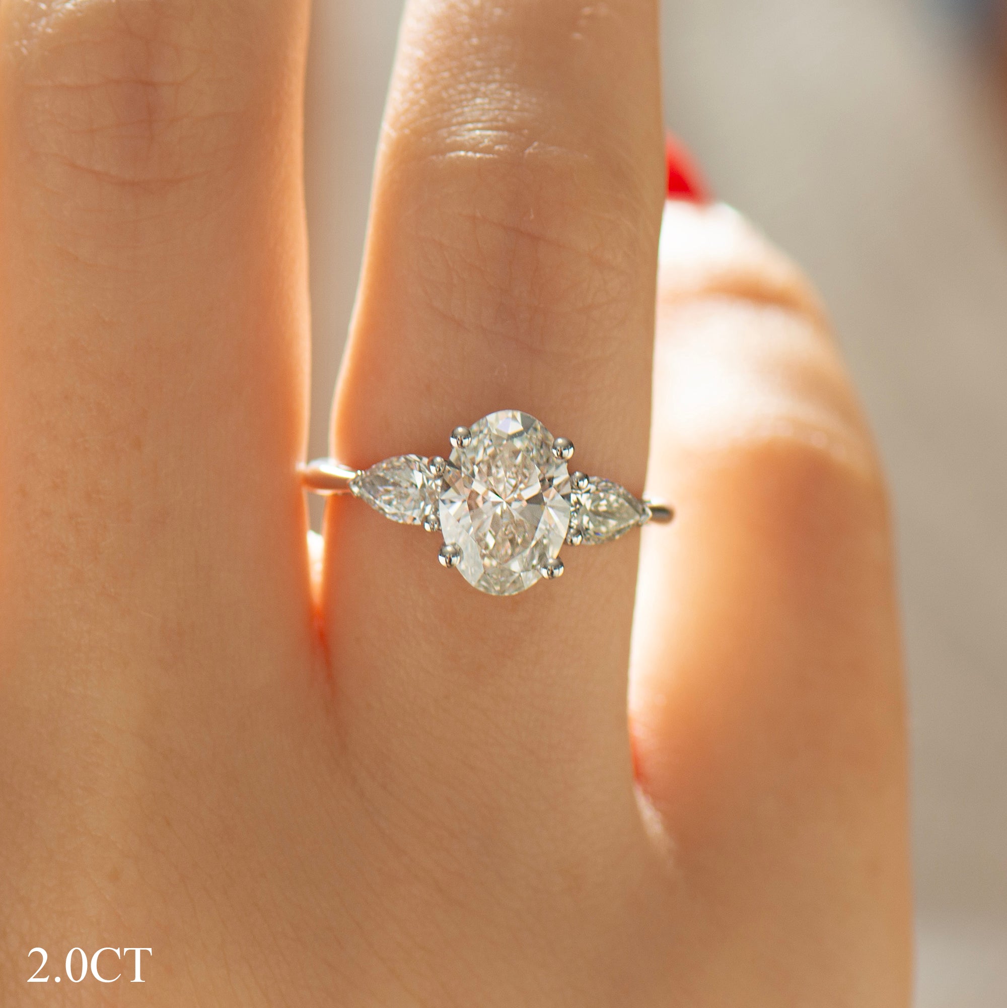 Three Stones Engagement Ring