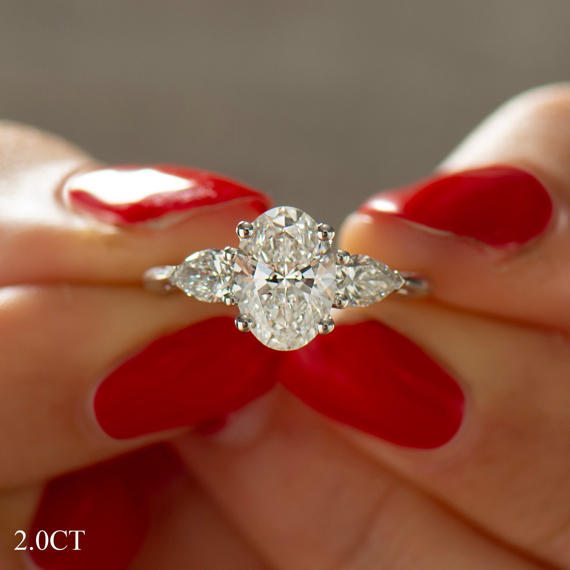 Three Stones Engagement Ring