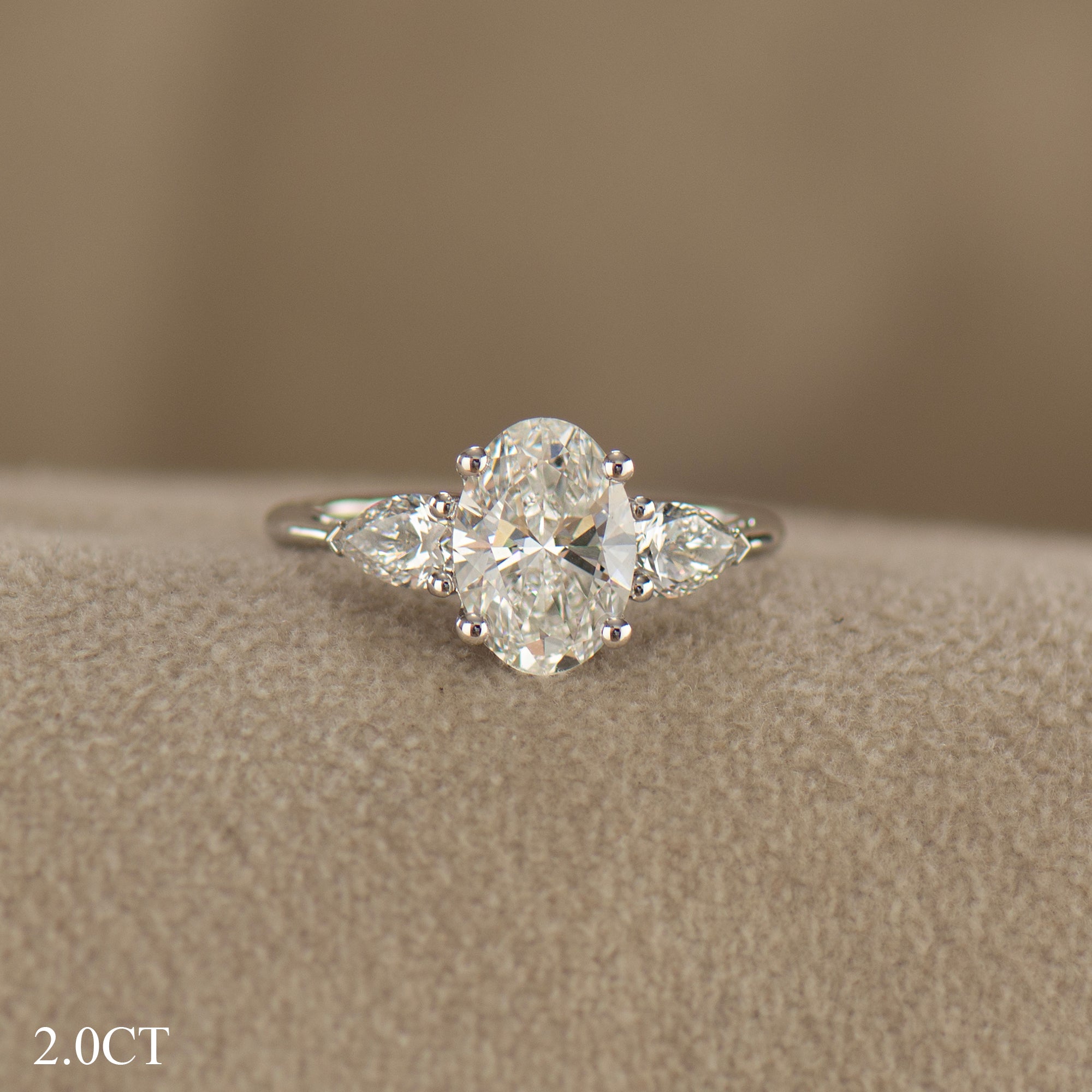 Three Stones Engagement Ring