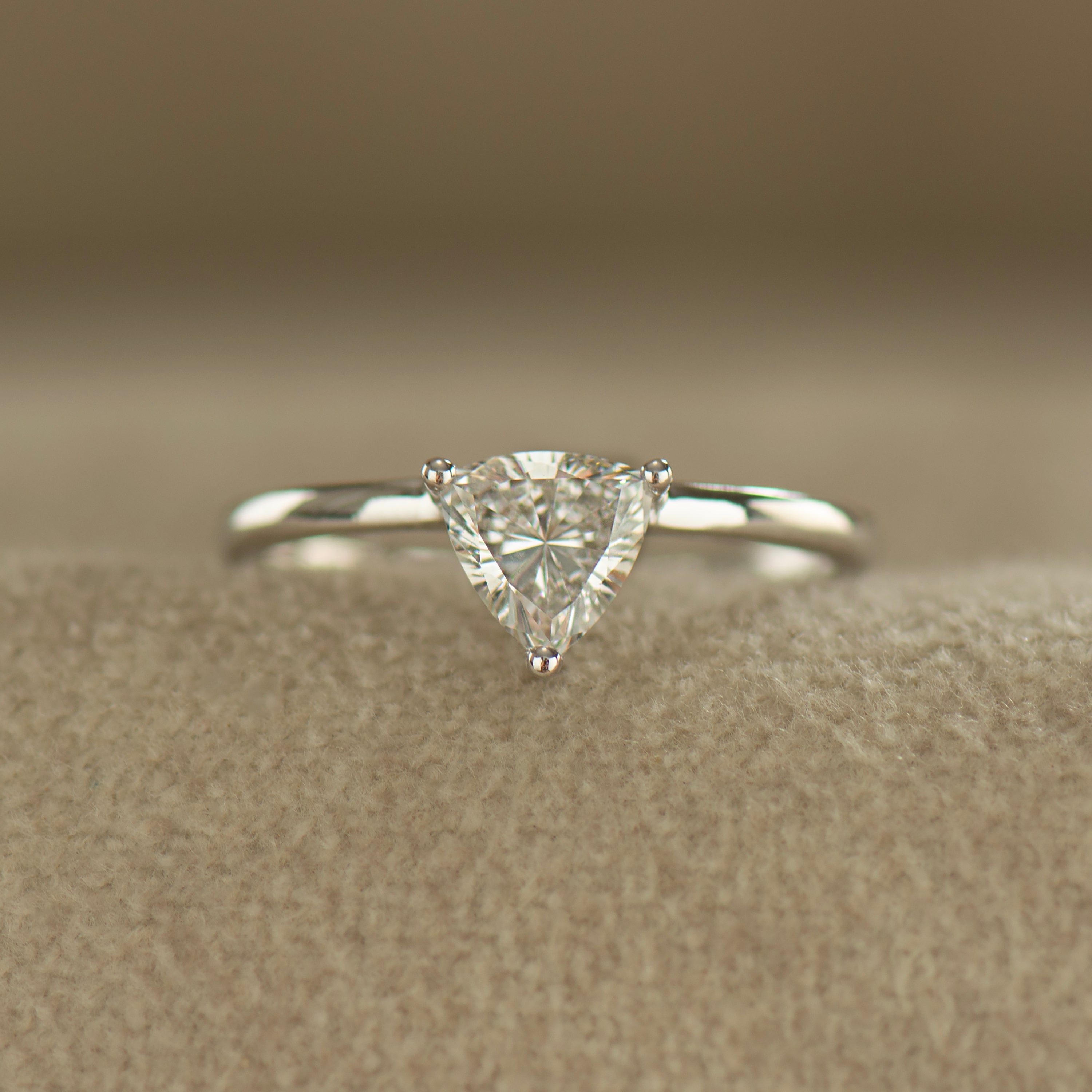 Trillion Engagement Ring