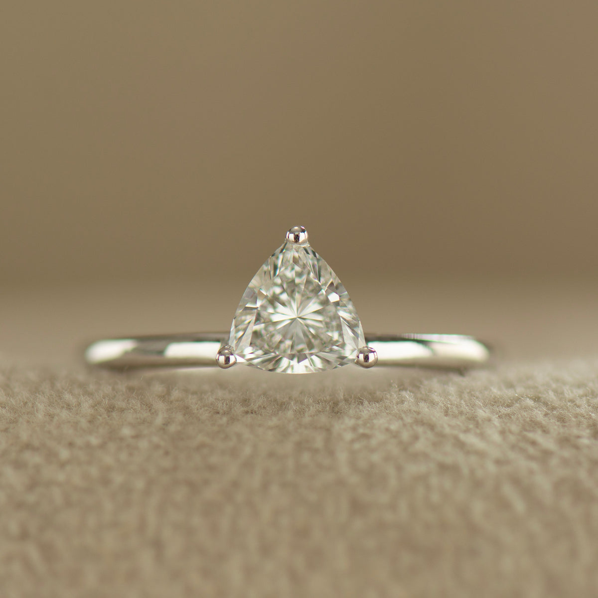 Trillion Engagement Ring