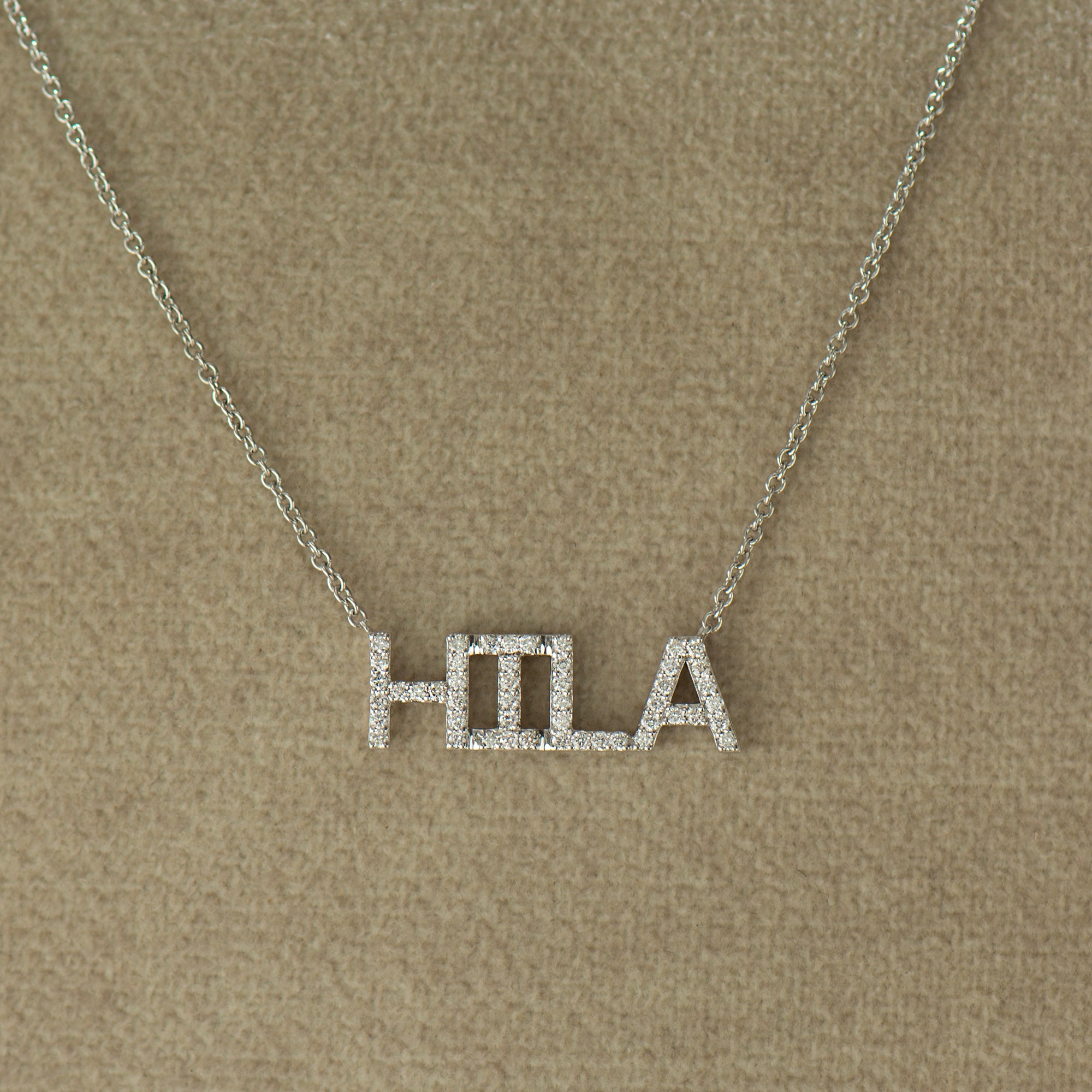 Diamond Name Necklace