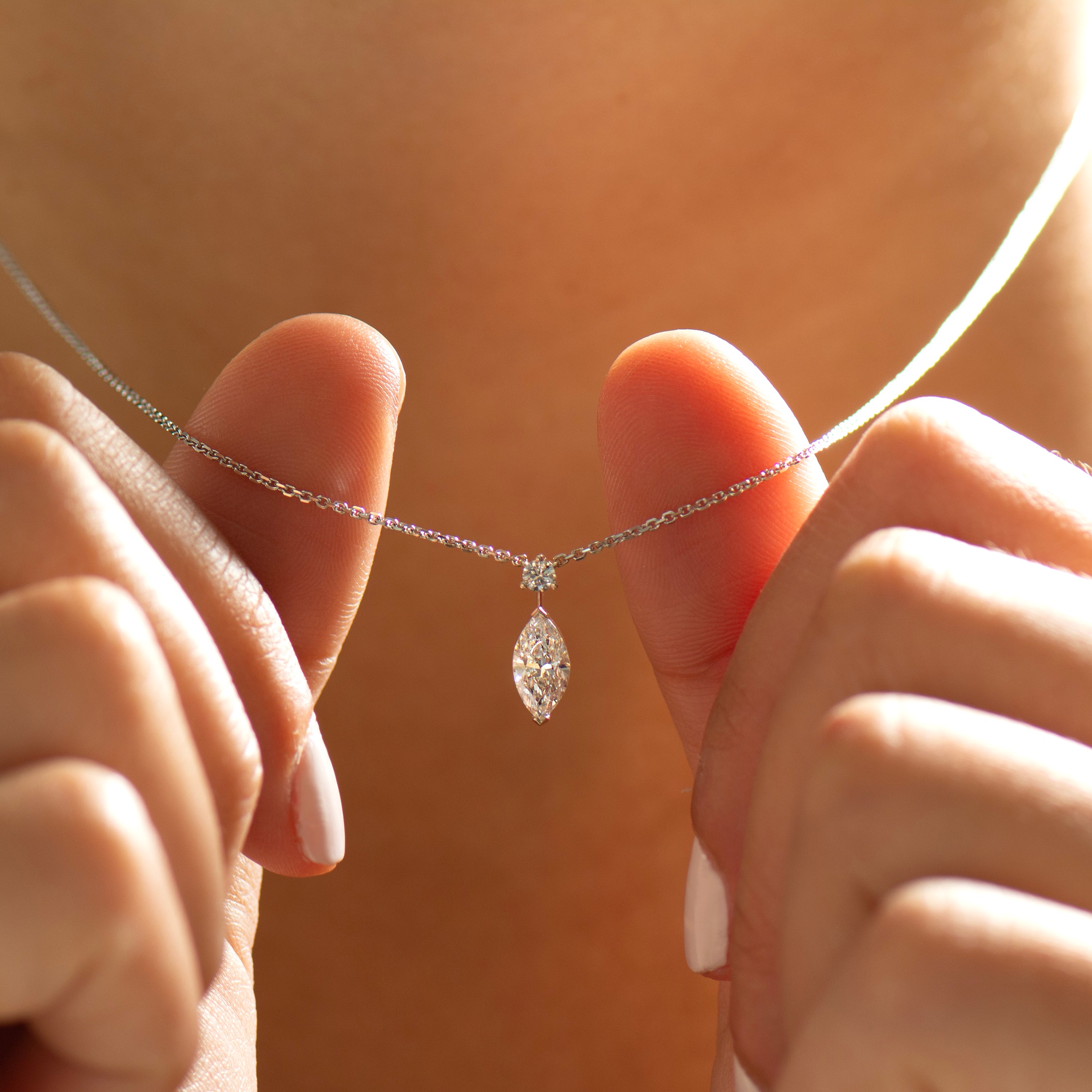 Marquise Diamond Necklace
