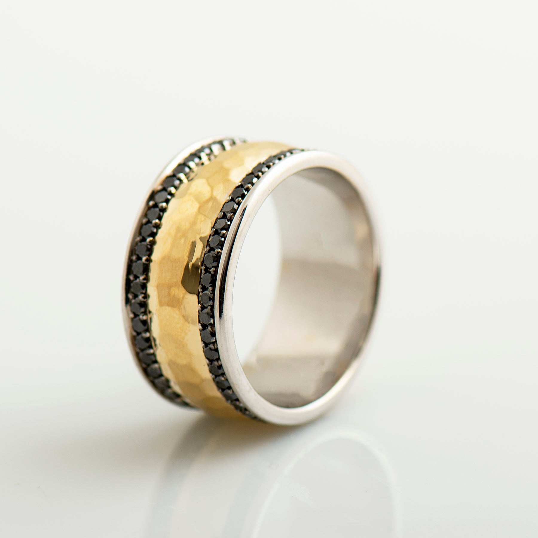 Men's Ring Black Diamonds
