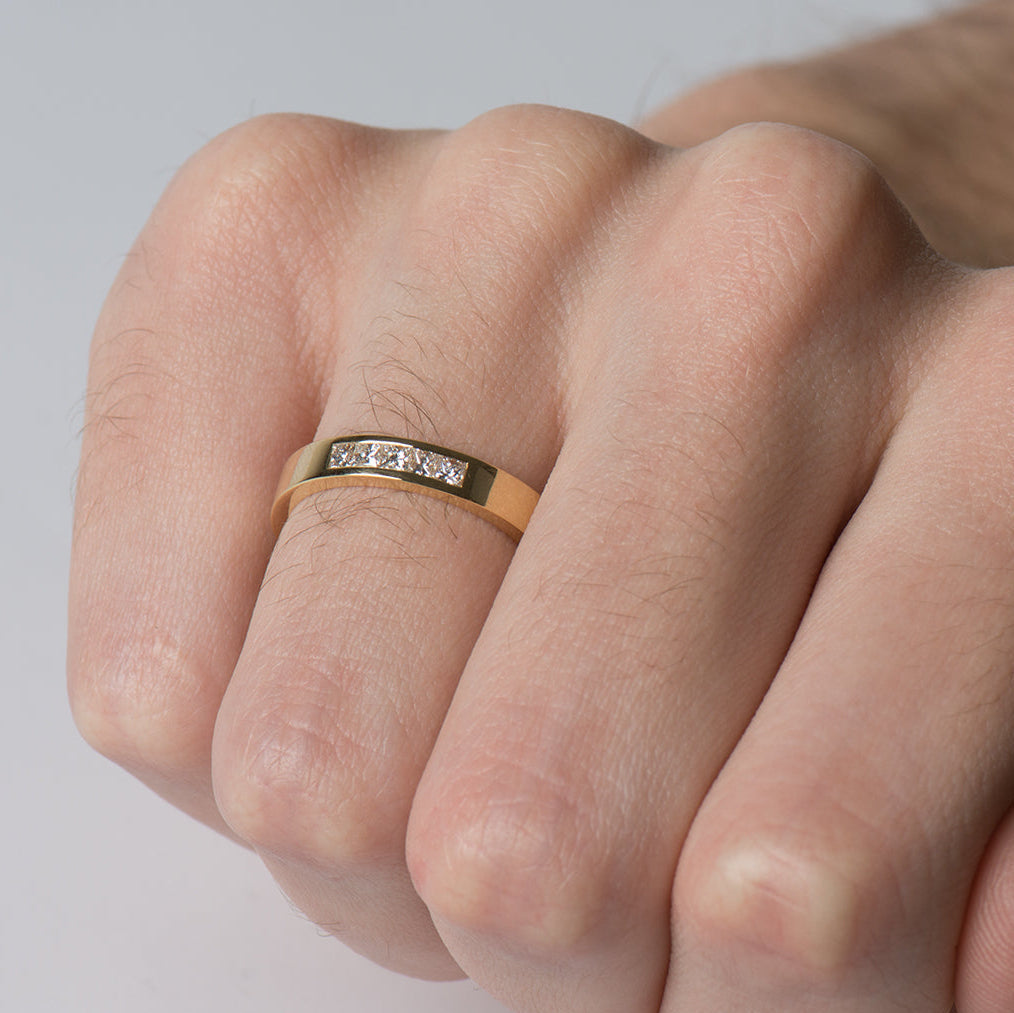 Channel Diamonds Ring