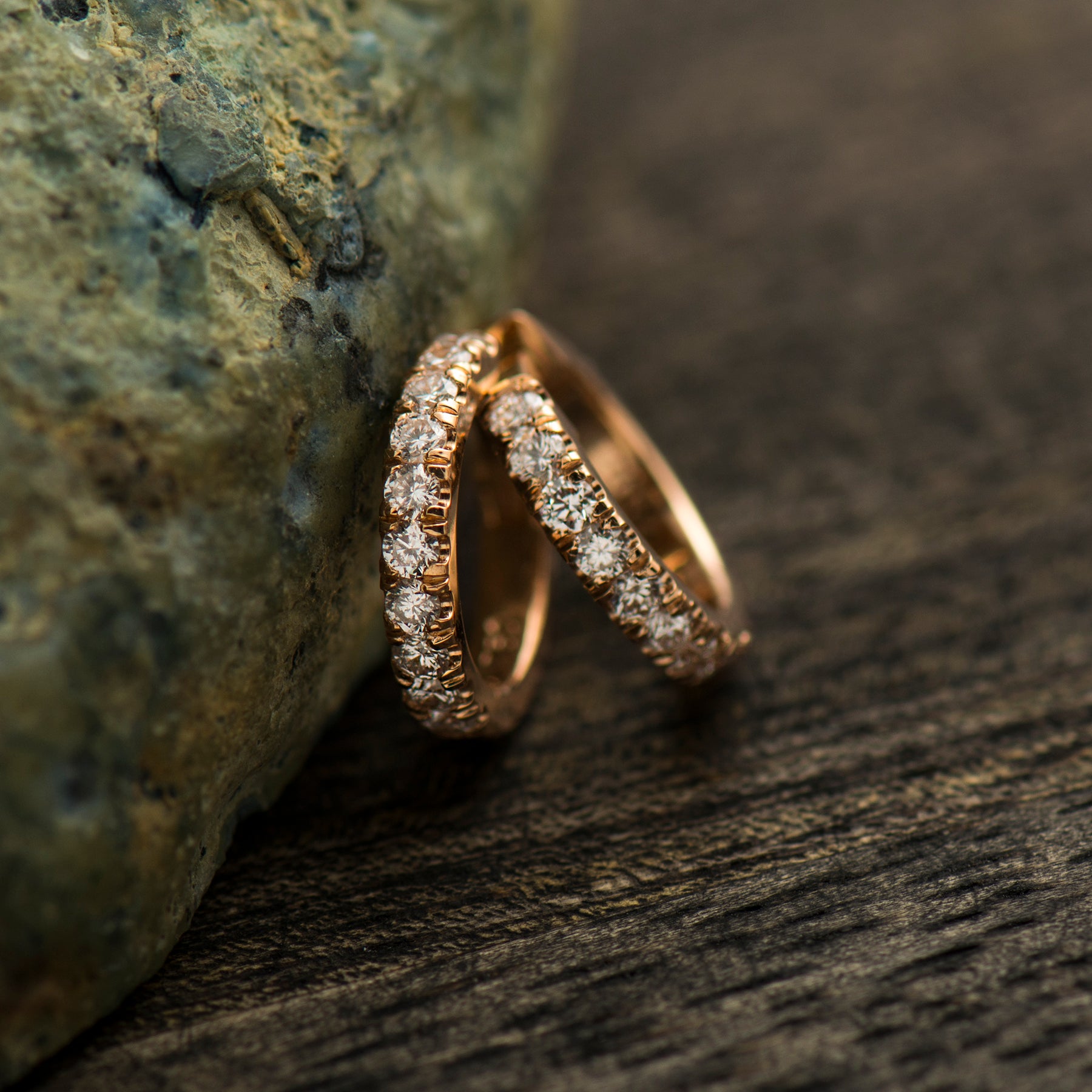 11MM Huggie Diamond Earrings