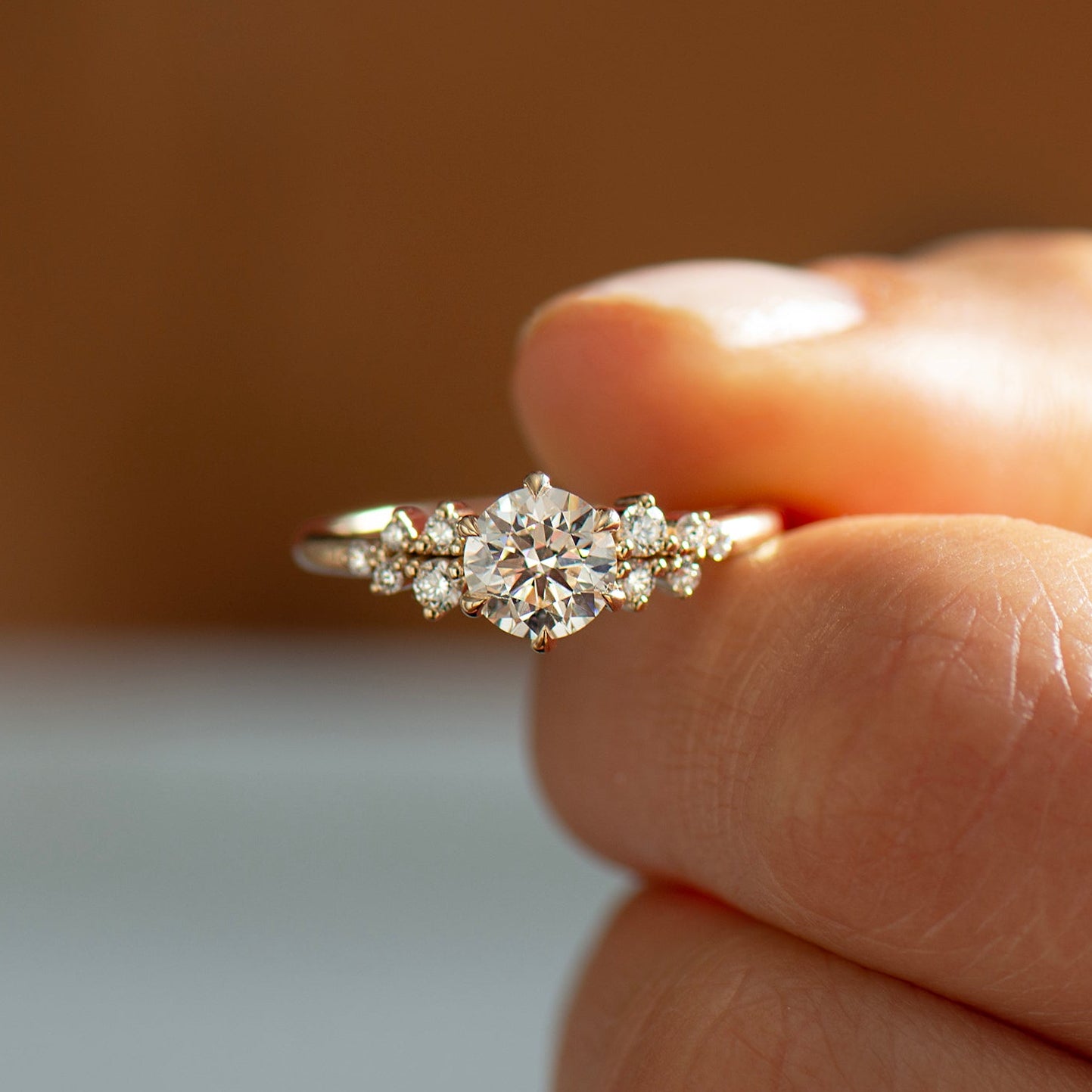 Bloom Cluster Engagement Ring