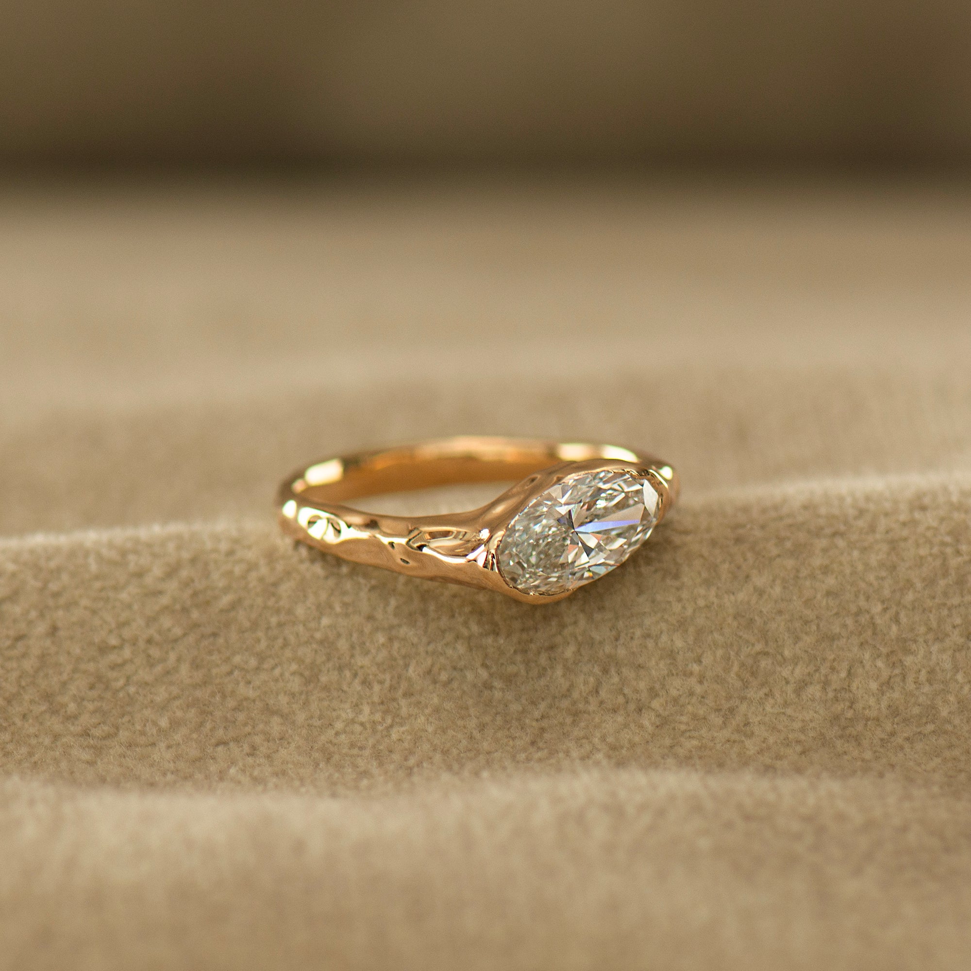 The Sculpted Oval Ring