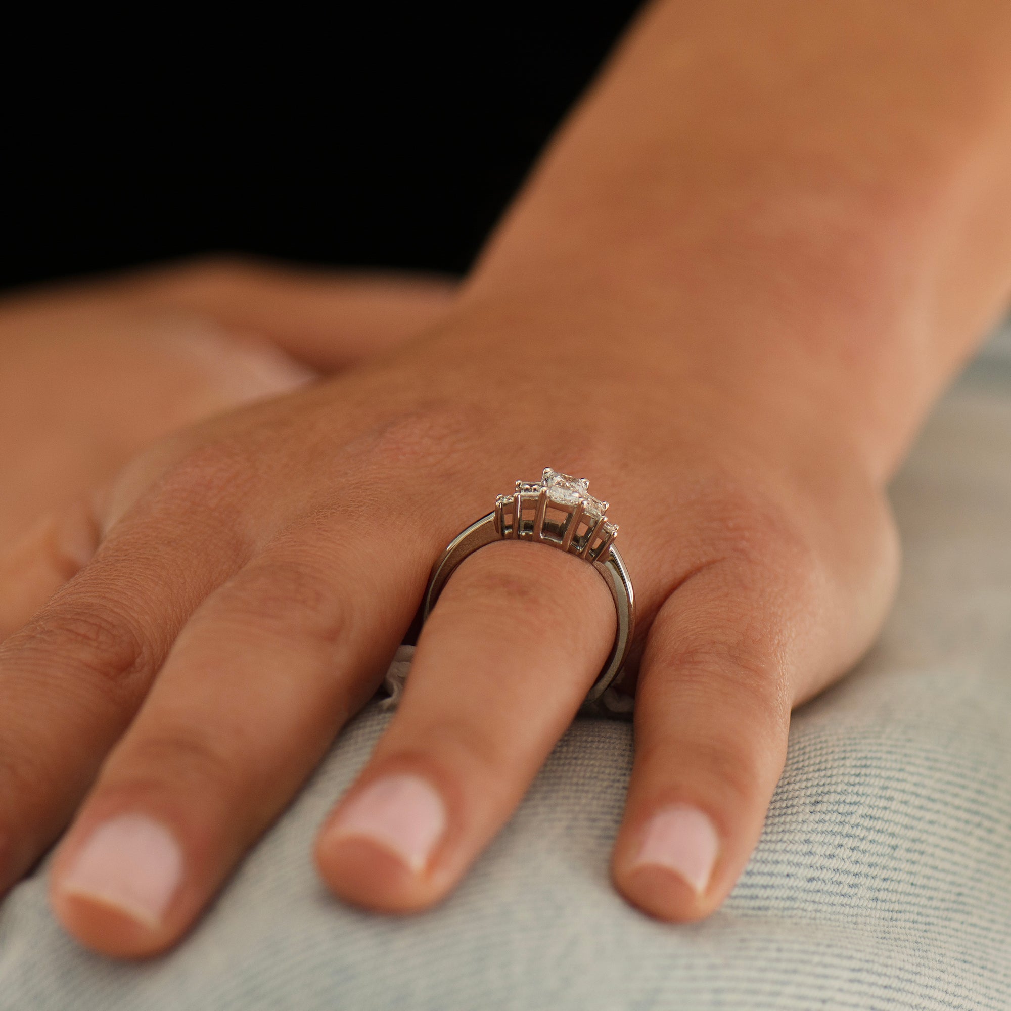 Radiant Cut Diamond Engagement Ring