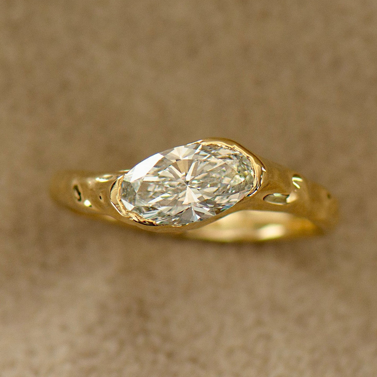 The Sculpted Oval Ring