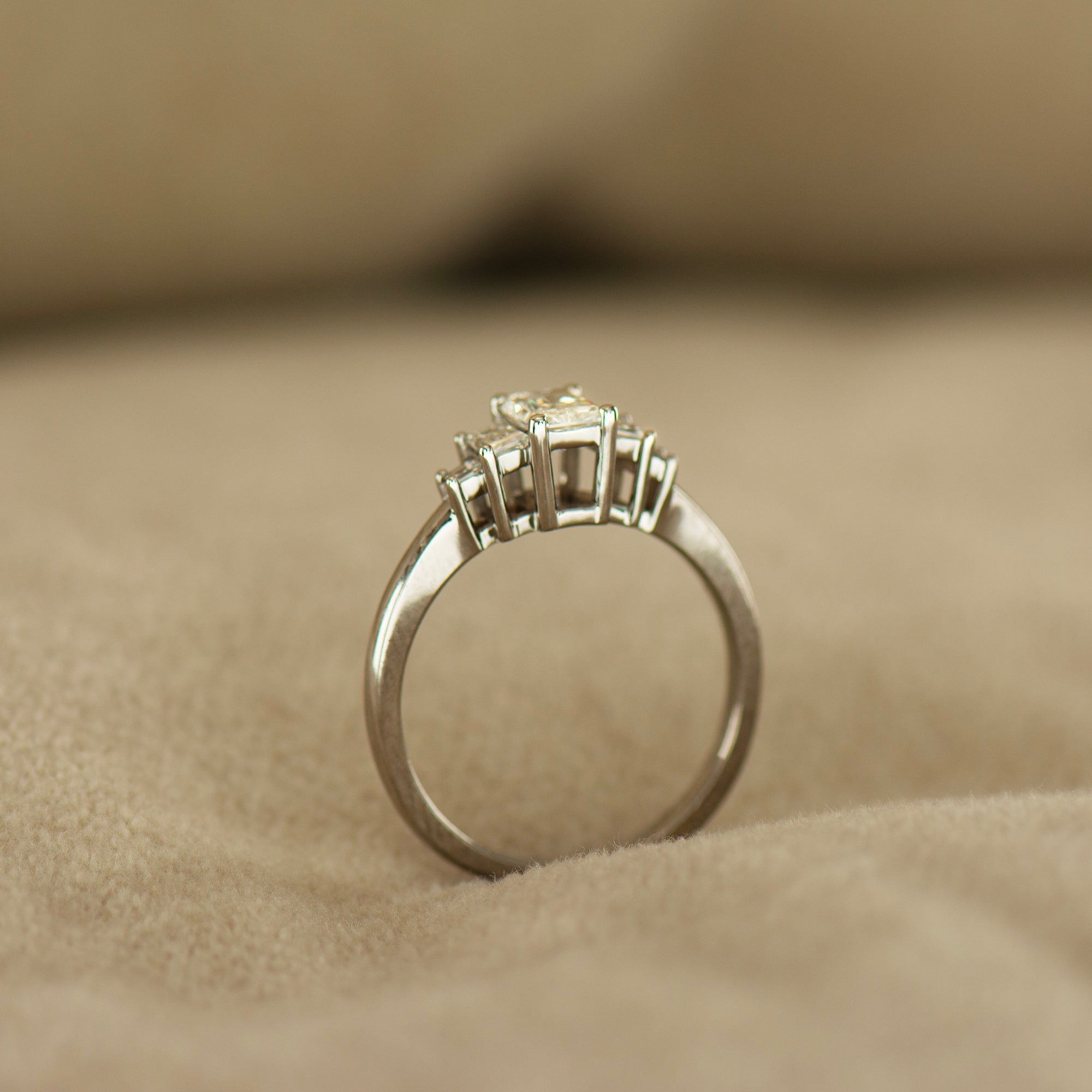 Radiant Cut Diamond Engagement Ring