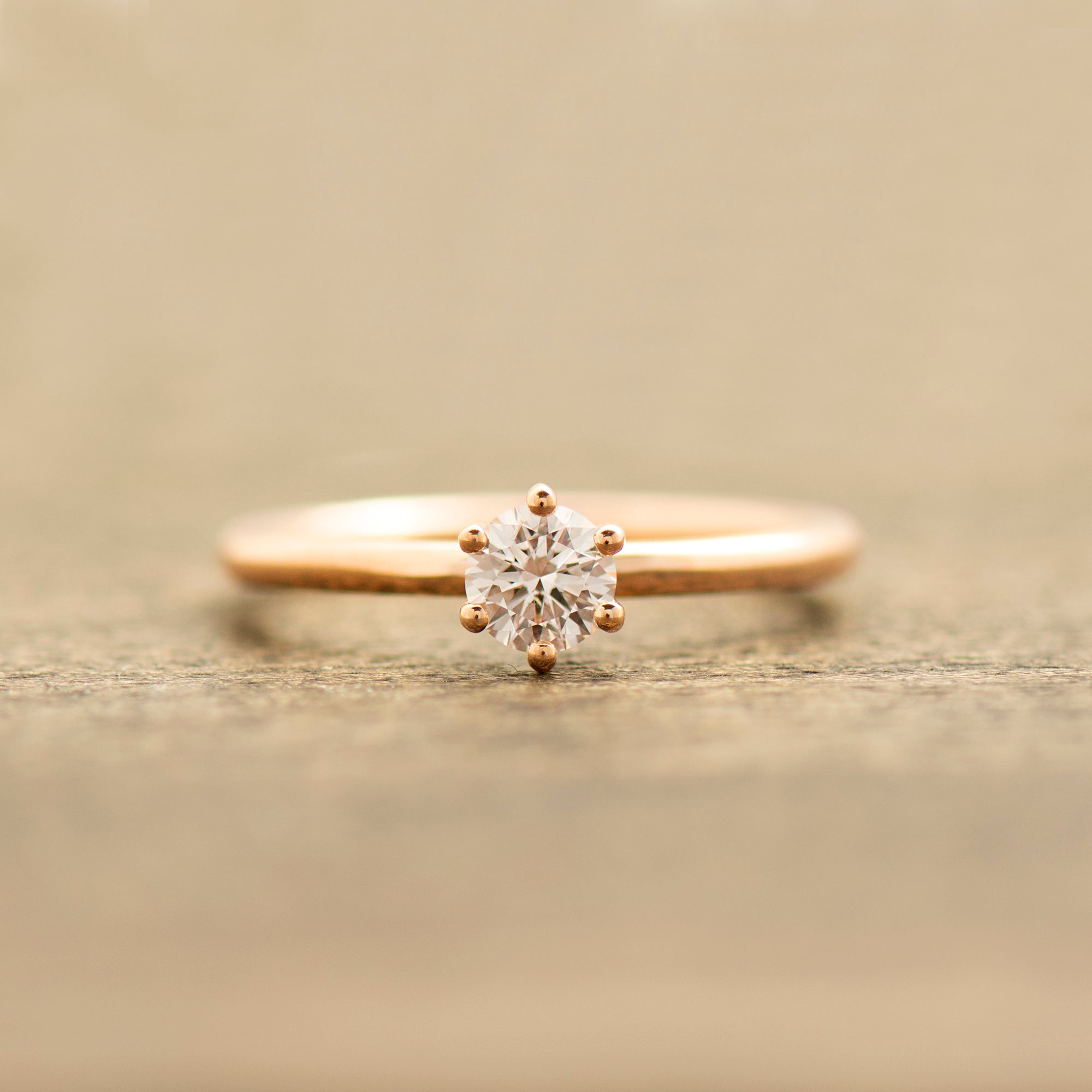 Classic Six Prong Solitaire Ring
