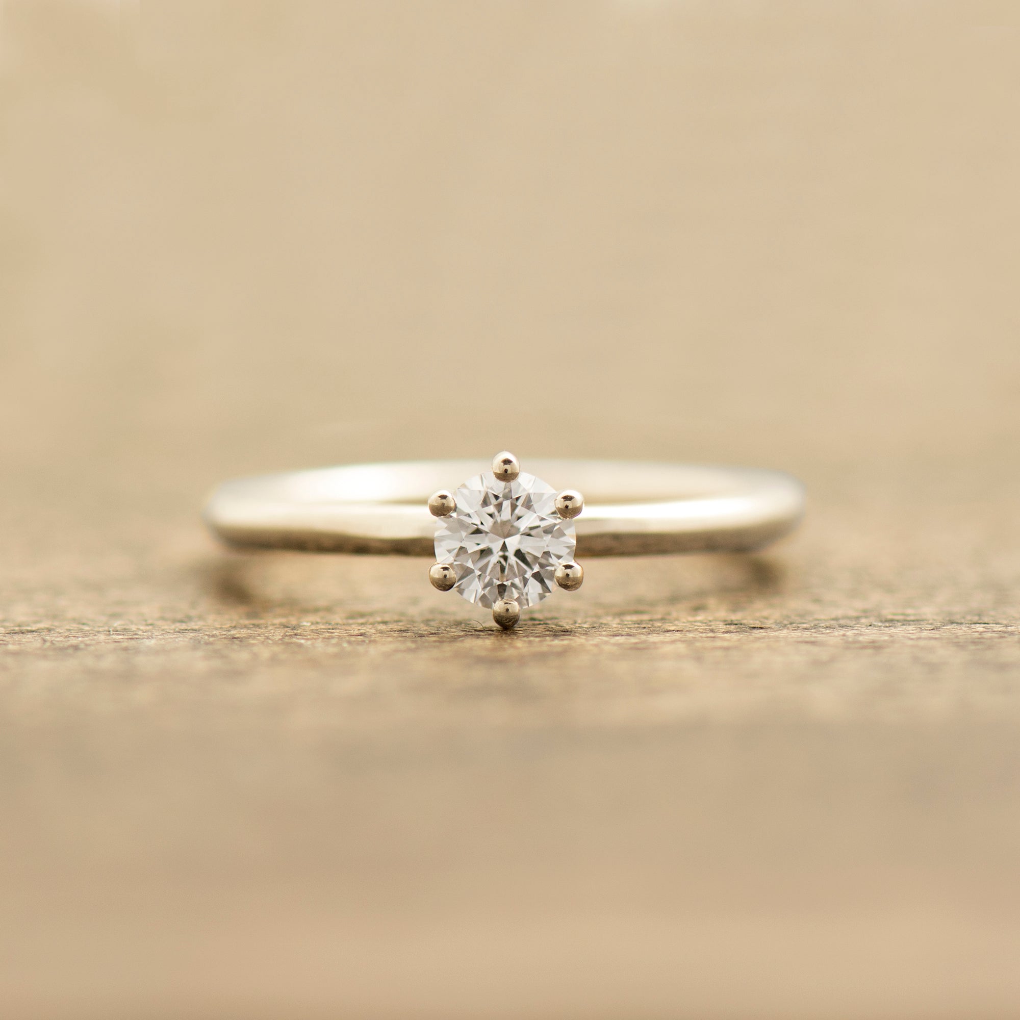 Classic Six Prong Solitaire Ring