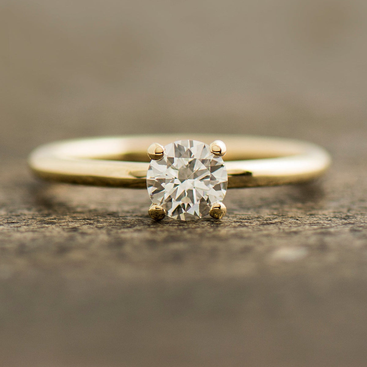 Simple Solitaire Engagement Ring