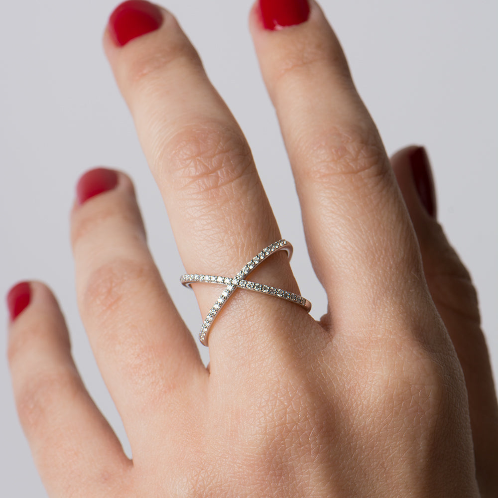 X Diamond Ring