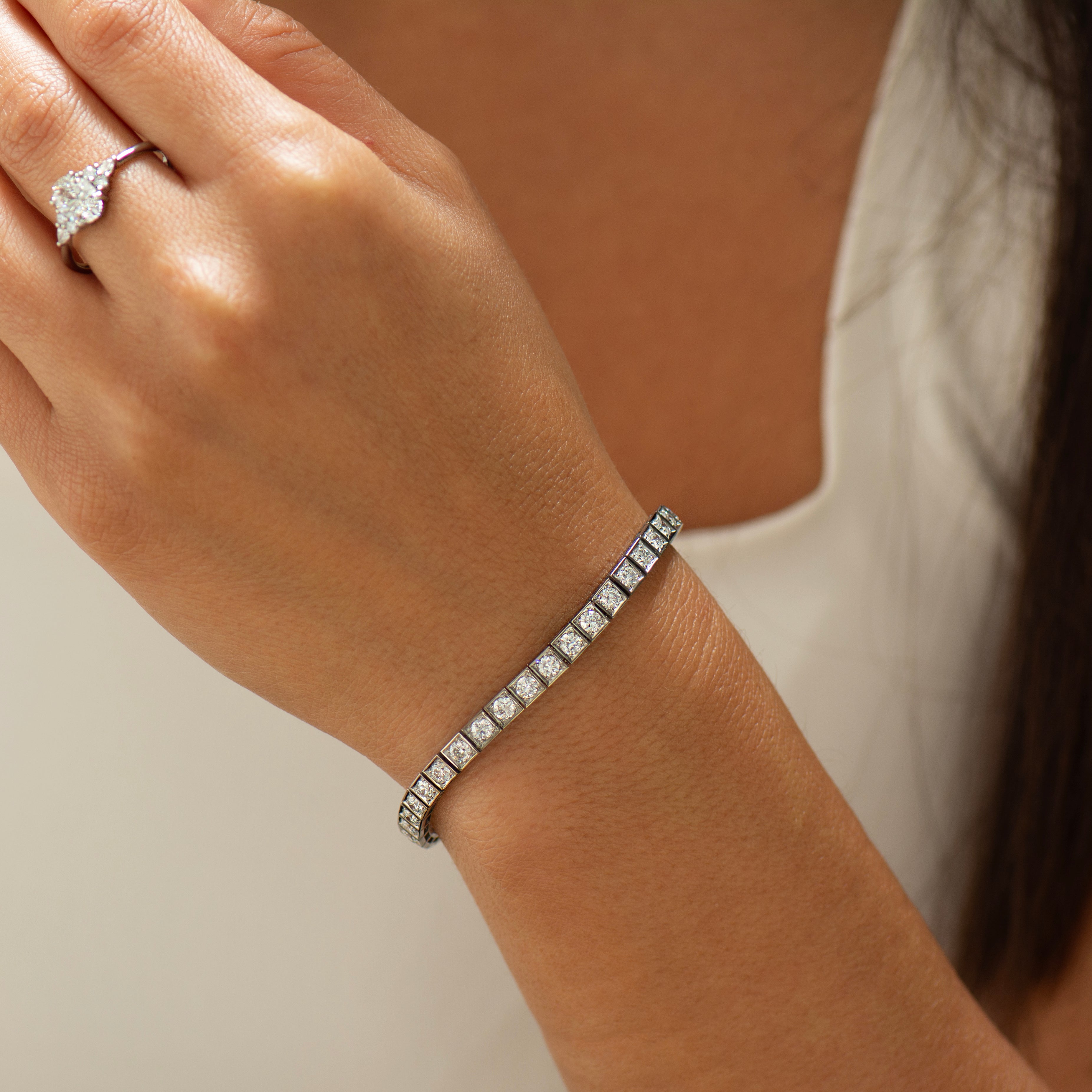Chocolate Tennis Bracelet