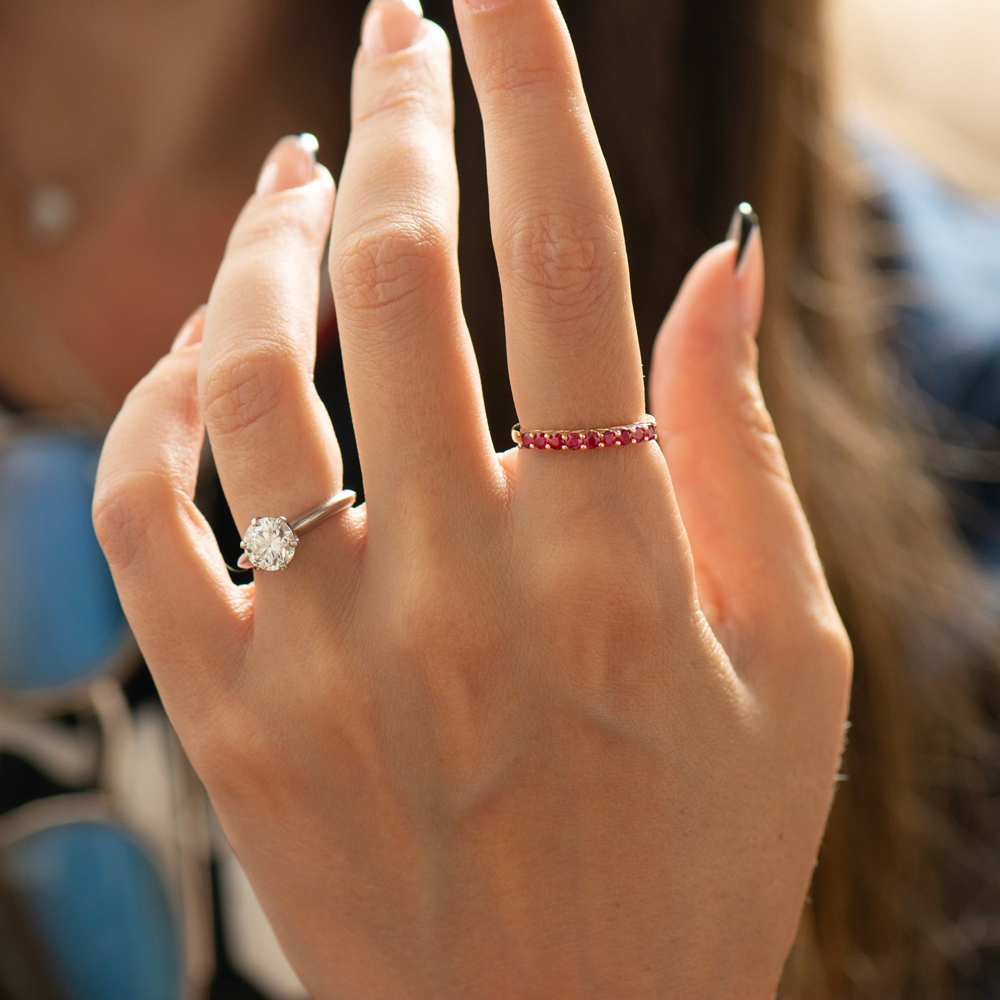 Rubies Stack Ring