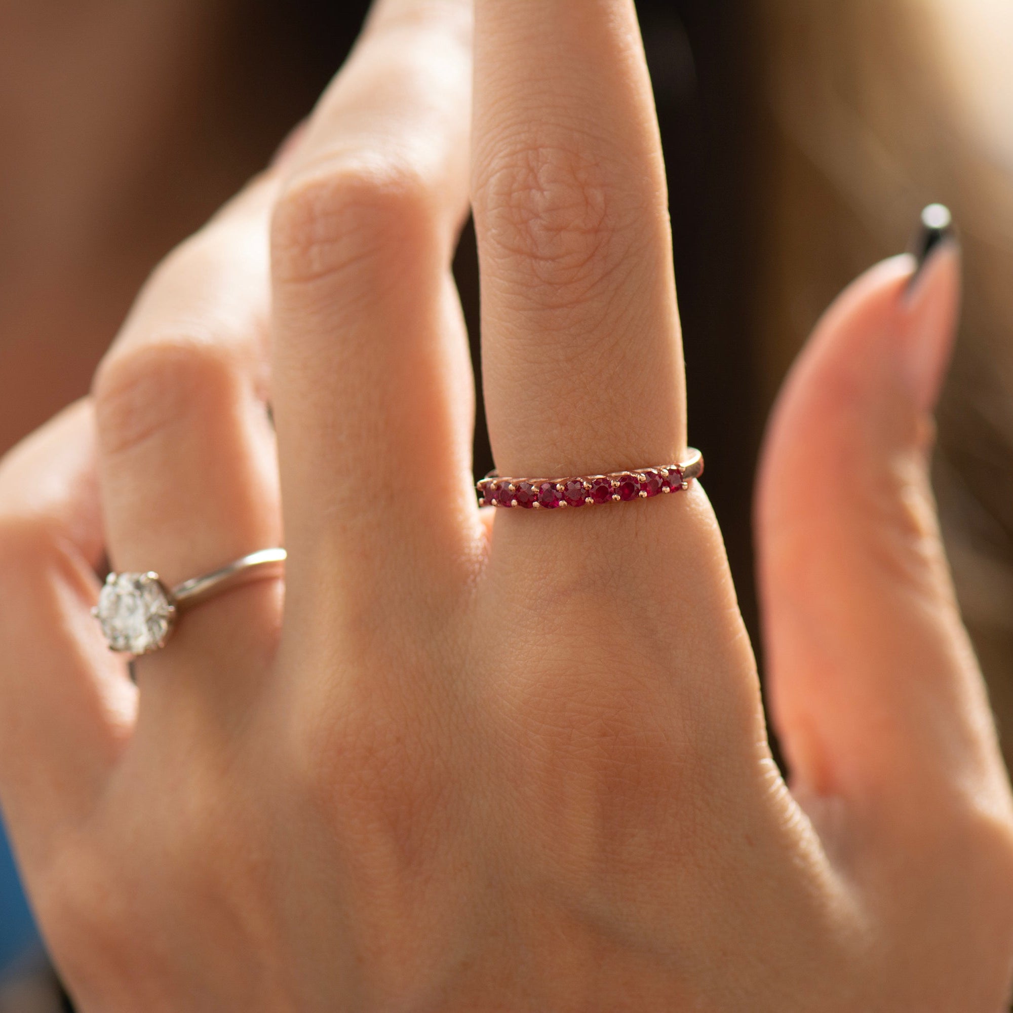 Rubies Stack Ring