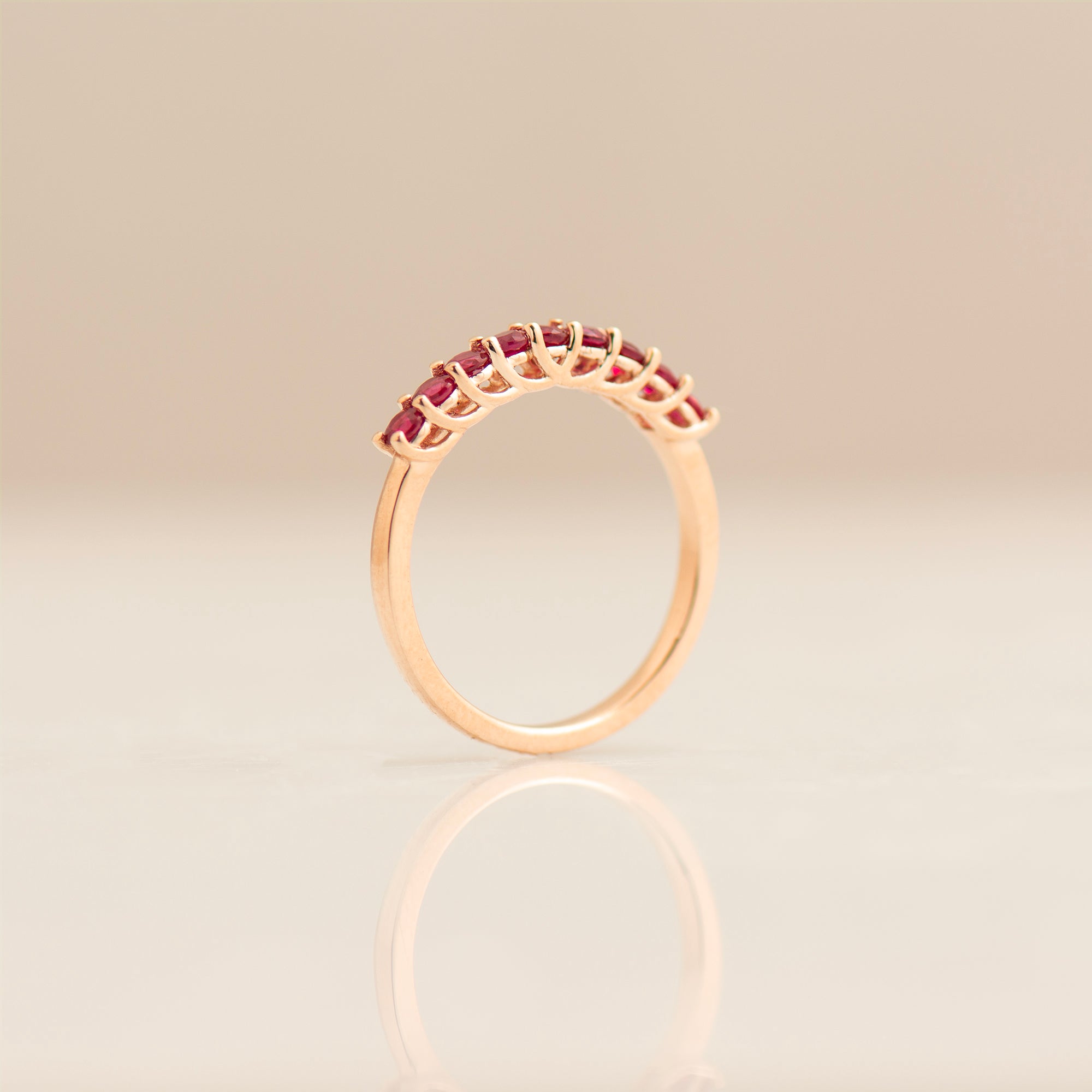Rubies Stack Ring