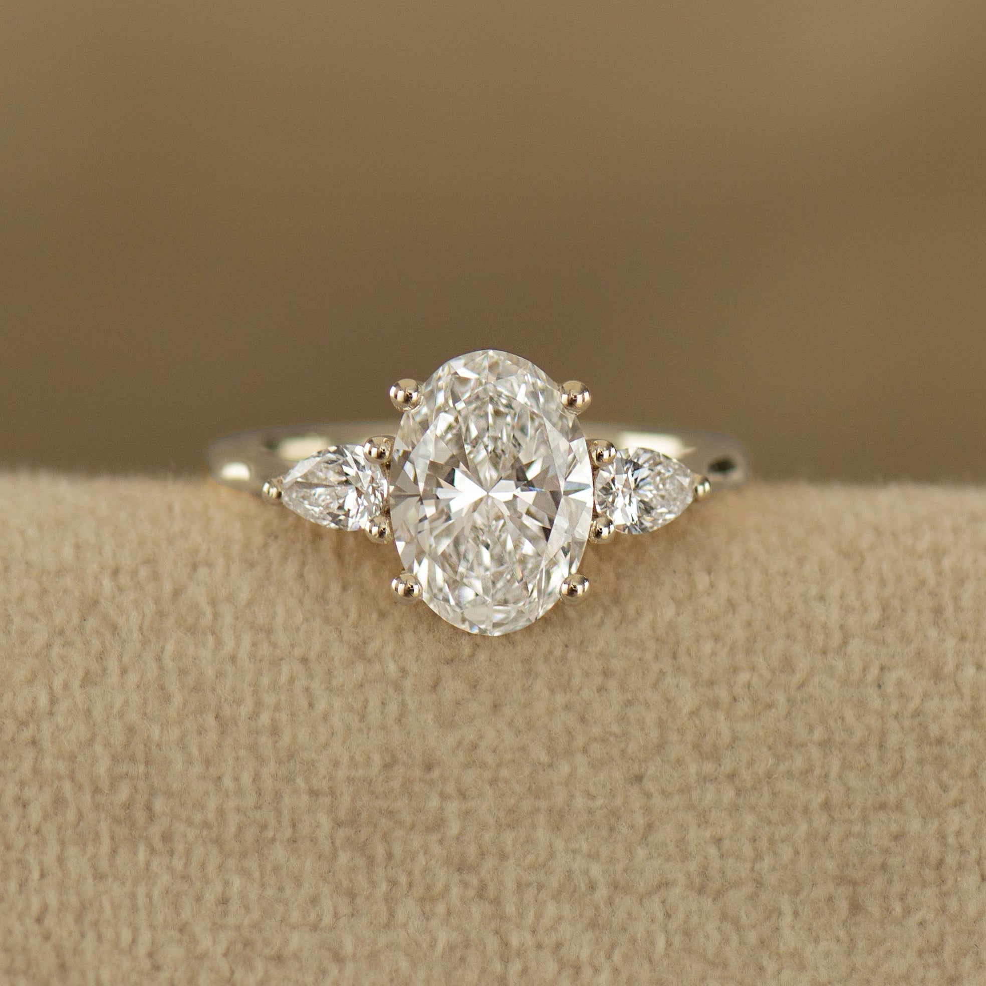 Oval Brilliant Lab Diamond Ring