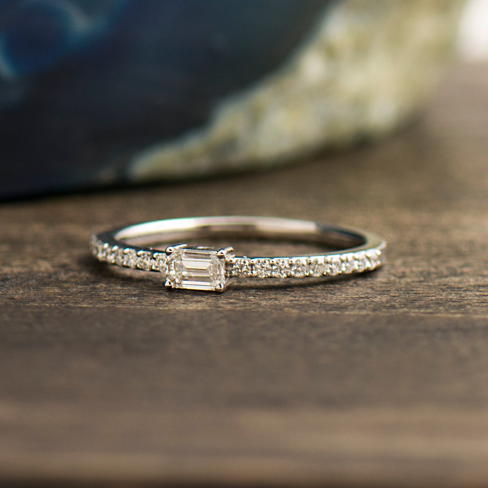 Emerald Diamond Ring