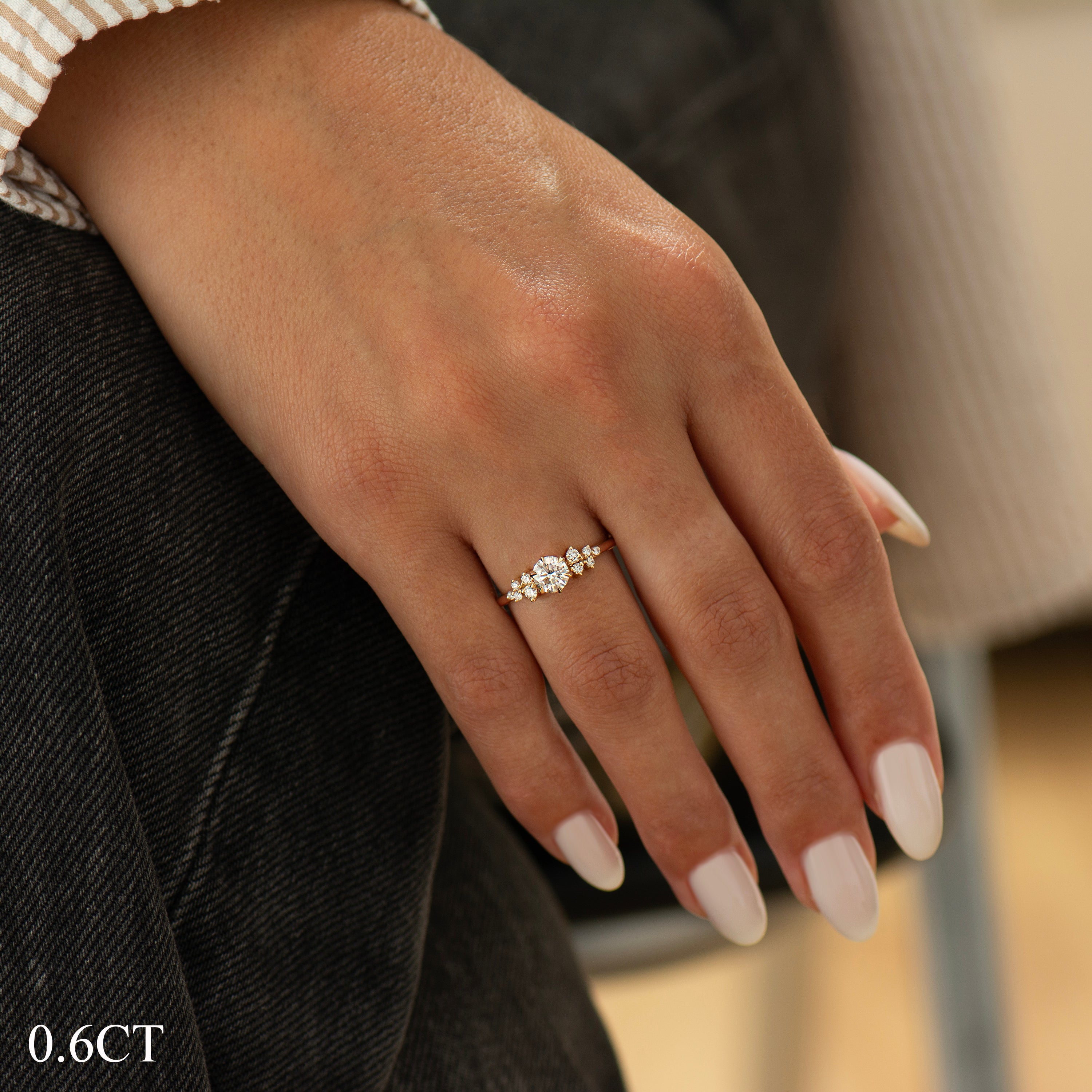 Bloom Cluster Engagement Ring
