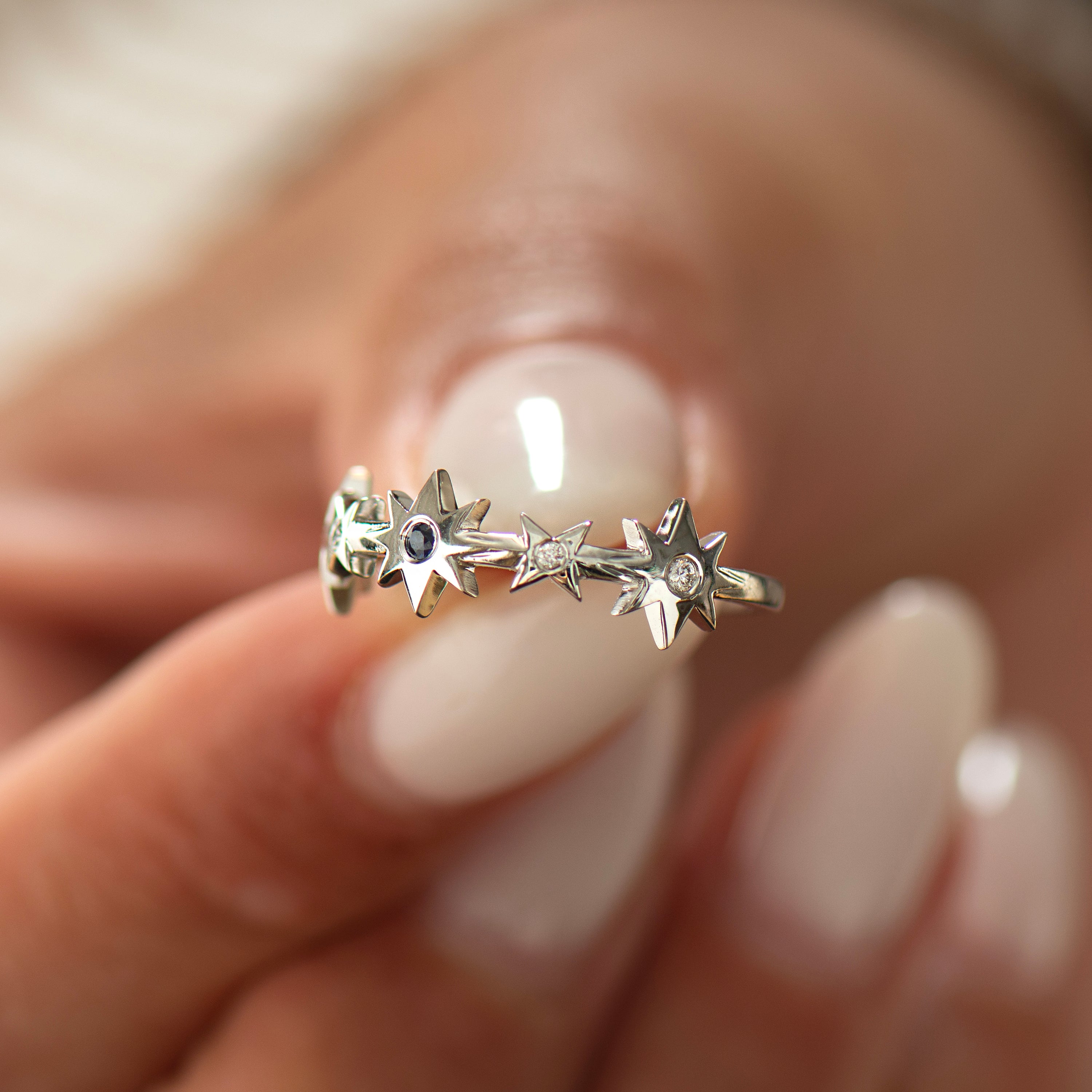Celestial Five Stars Ring