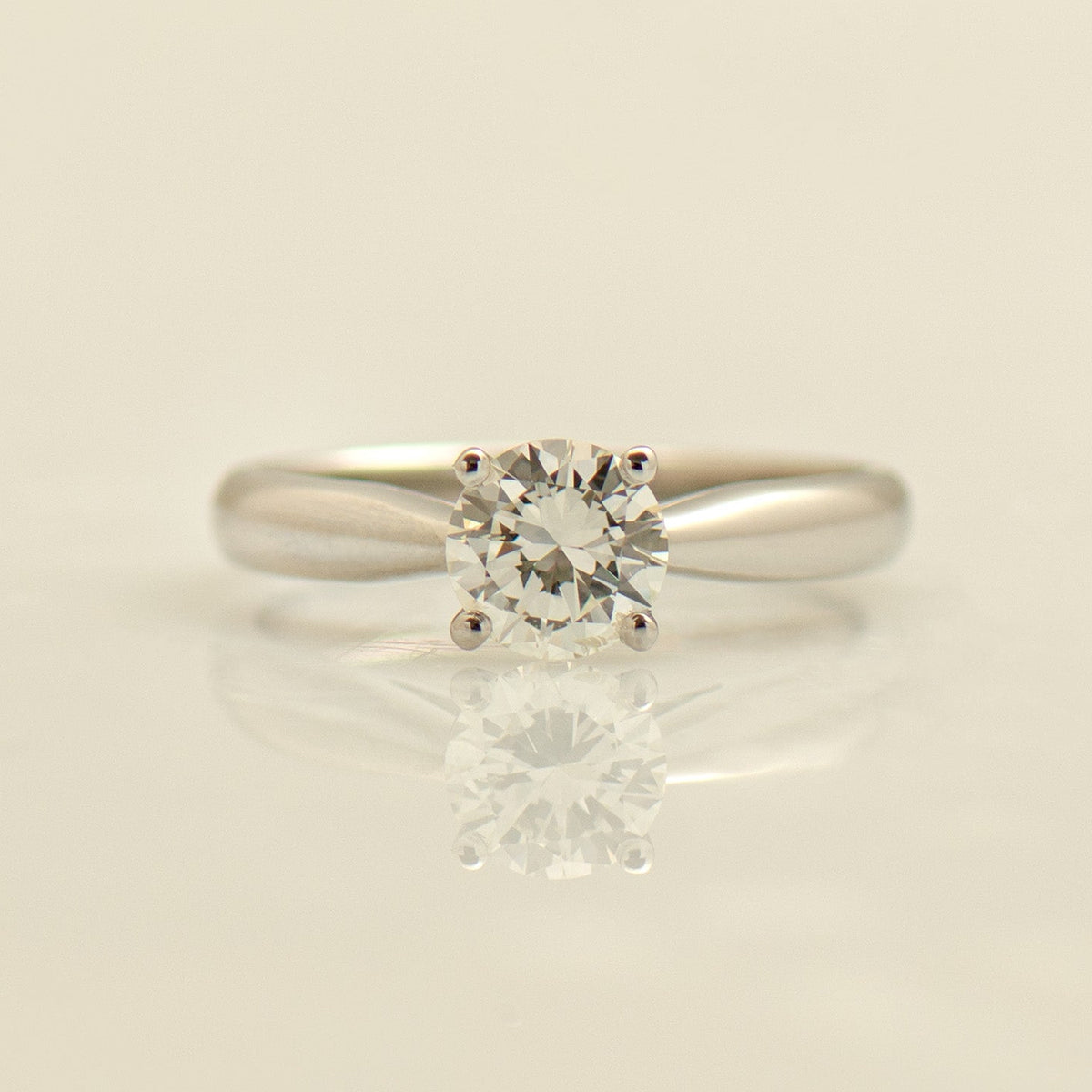 Cathedral Solitaire Ring