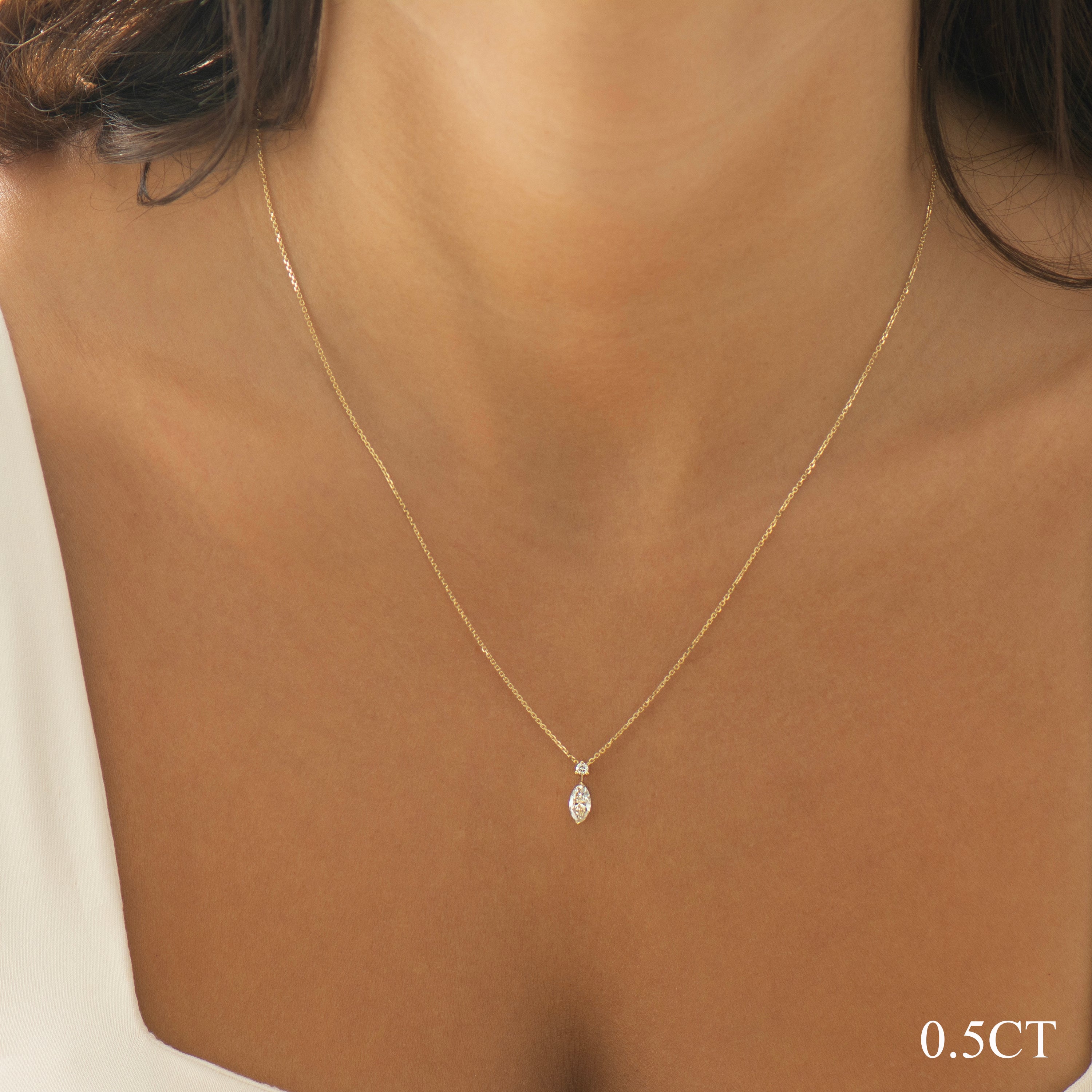 Marquise Diamond Necklace