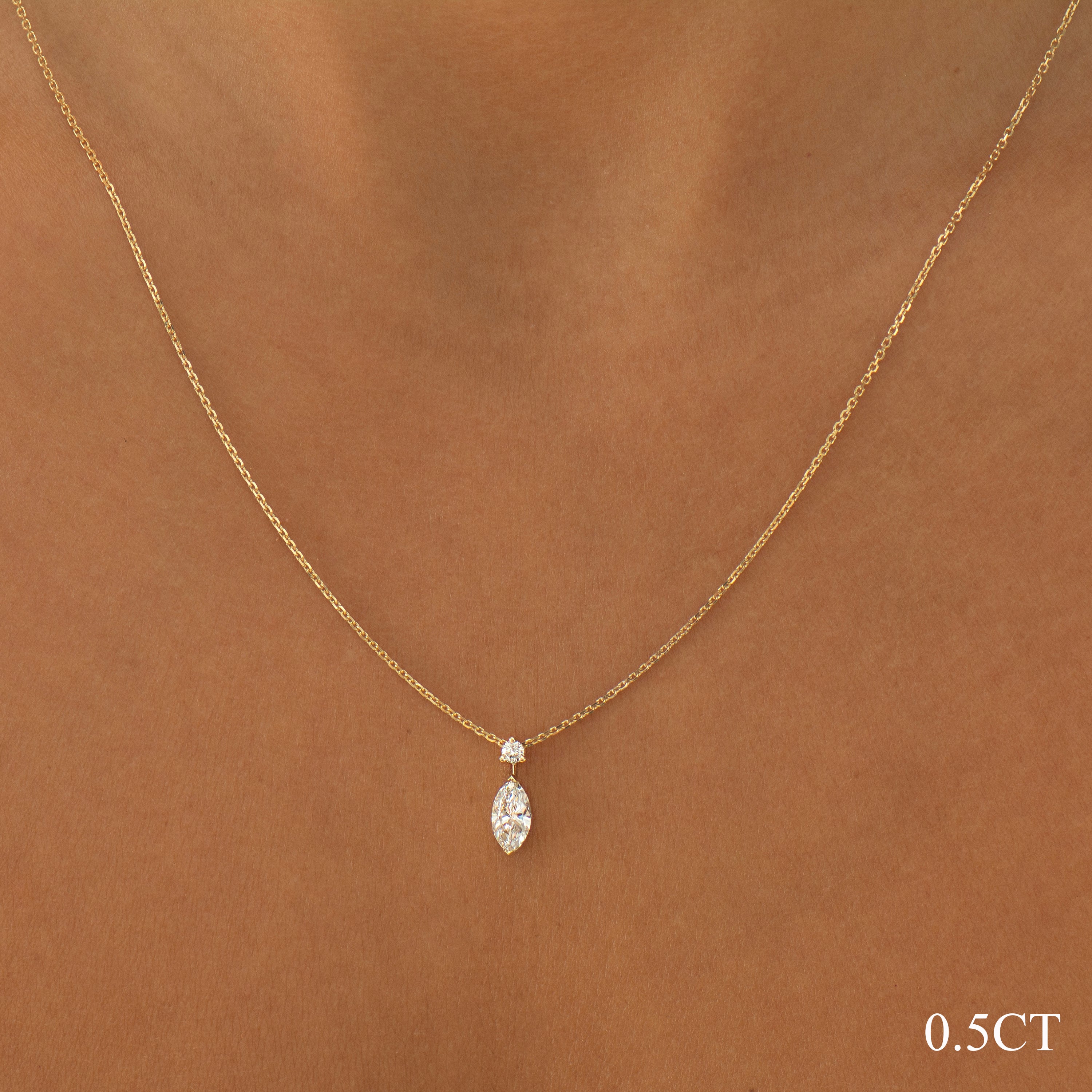 Marquise Diamond Necklace