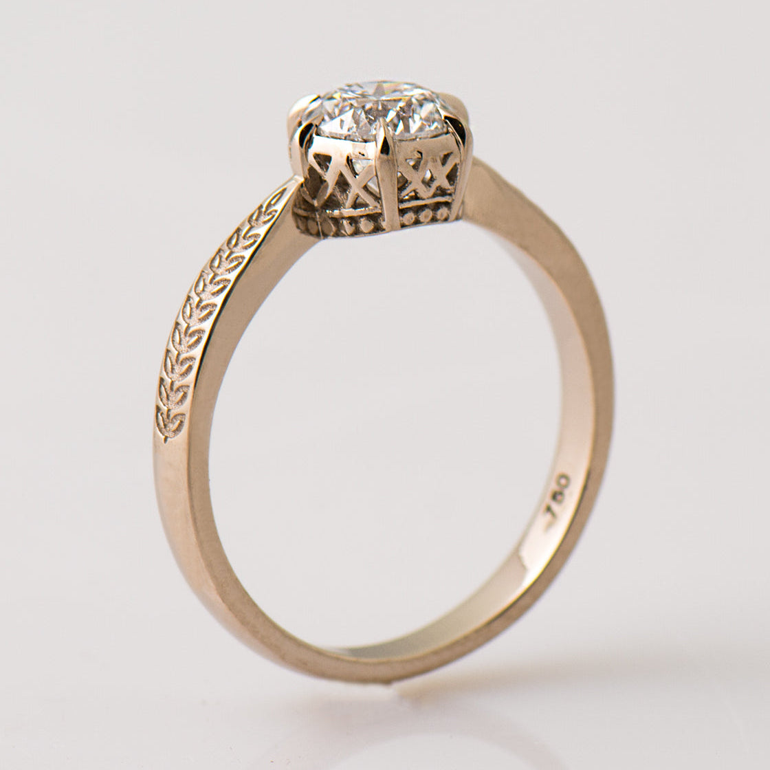 Vintage Style Engagement Ring
