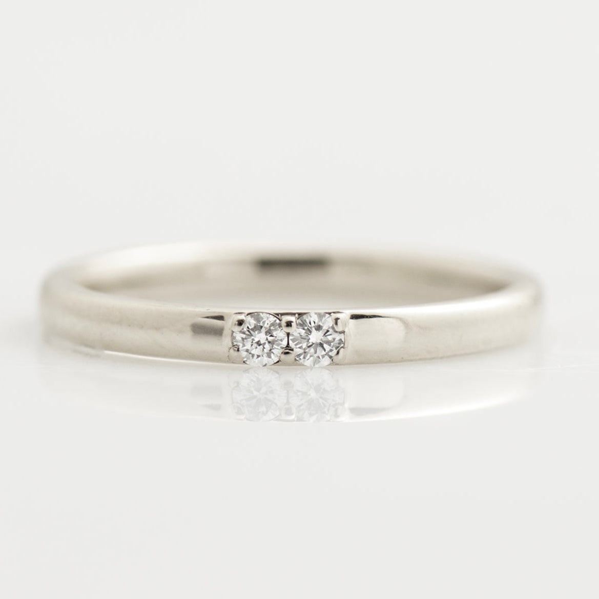 2 mm 2 Diamonds Wedding