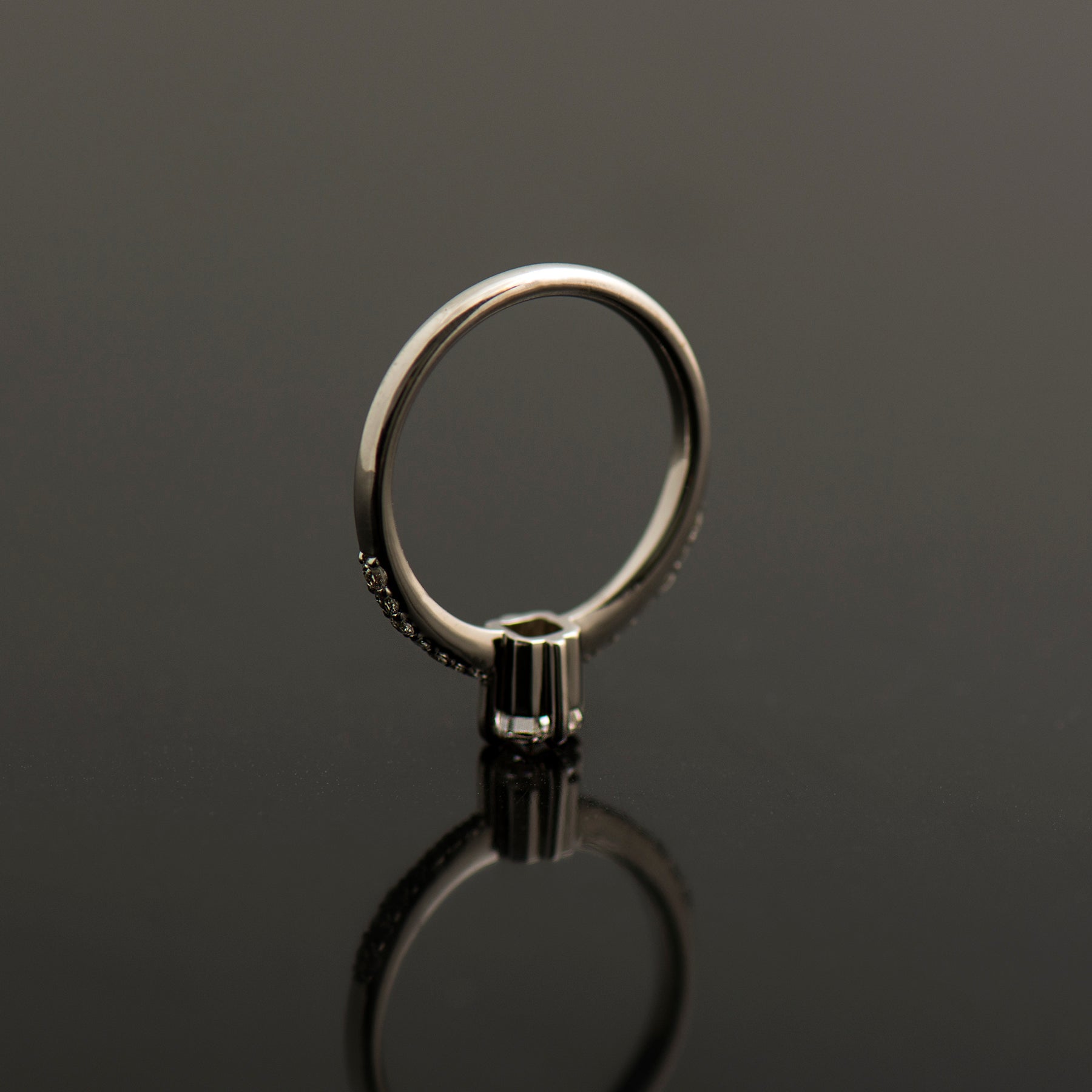 Modern Style Engagement Ring