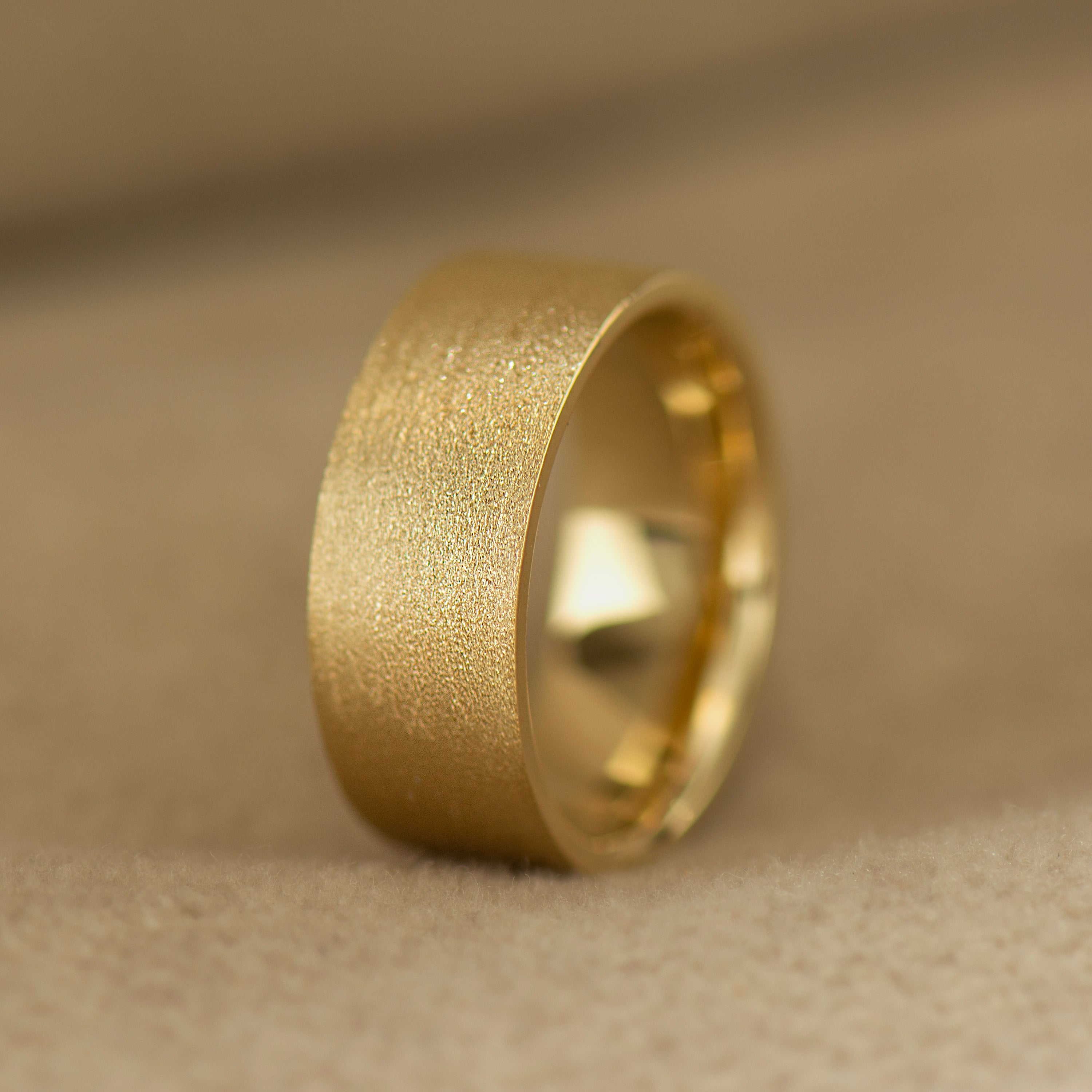 6mm Brushed Wedding Ring