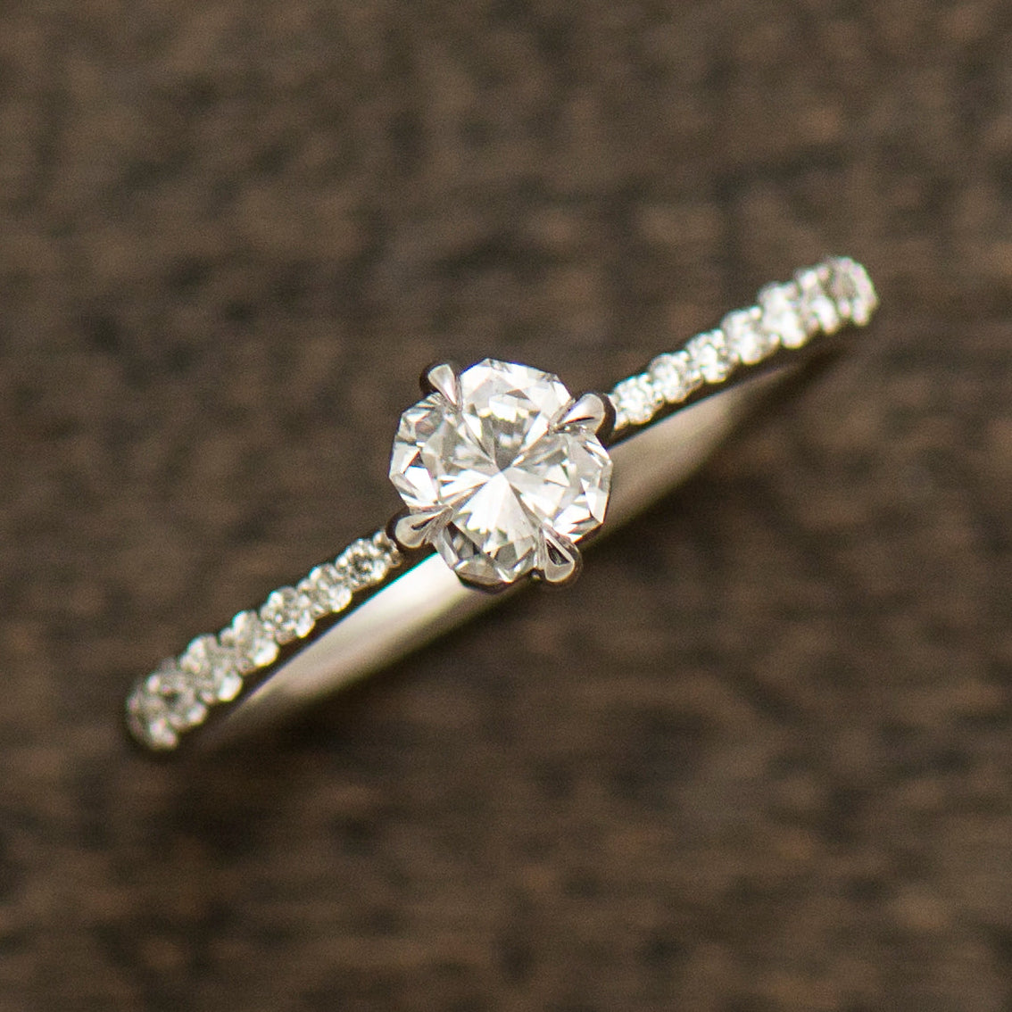 Modern Style Engagement Ring