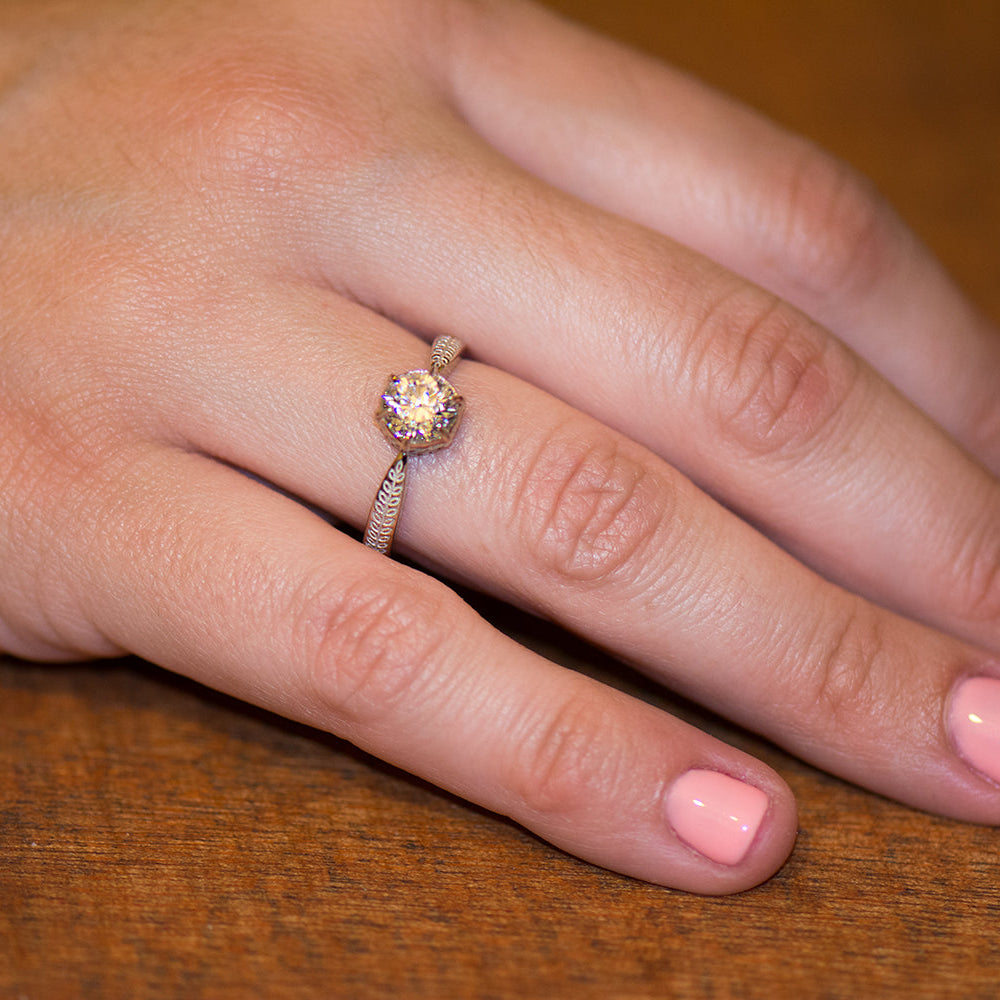 Vintage Style Engagement Ring