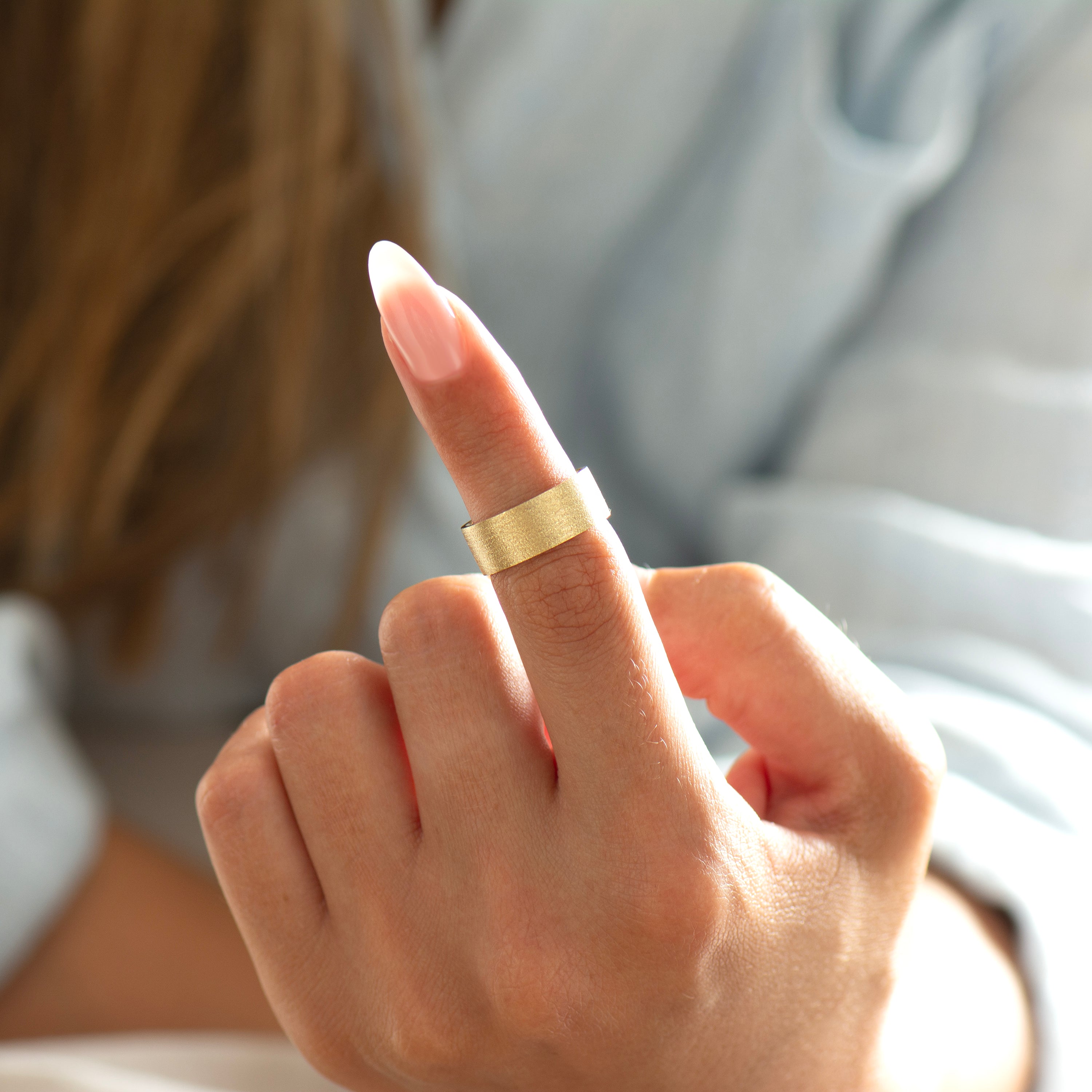 6mm Brushed Wedding Ring