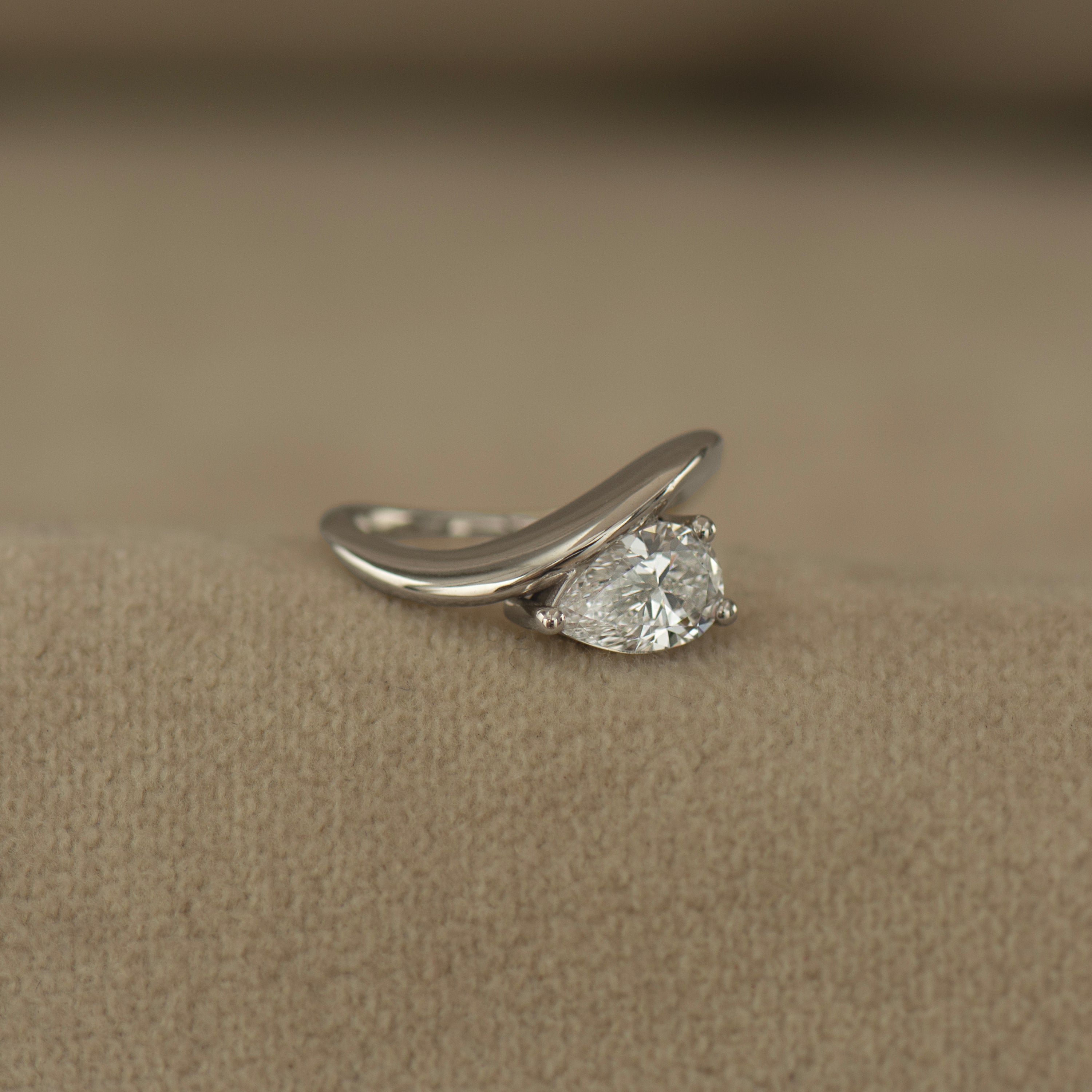 East-West Pear Ring