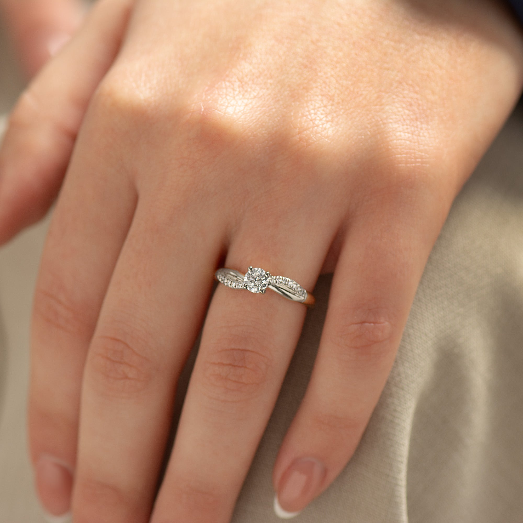 Twisted Engagement Ring